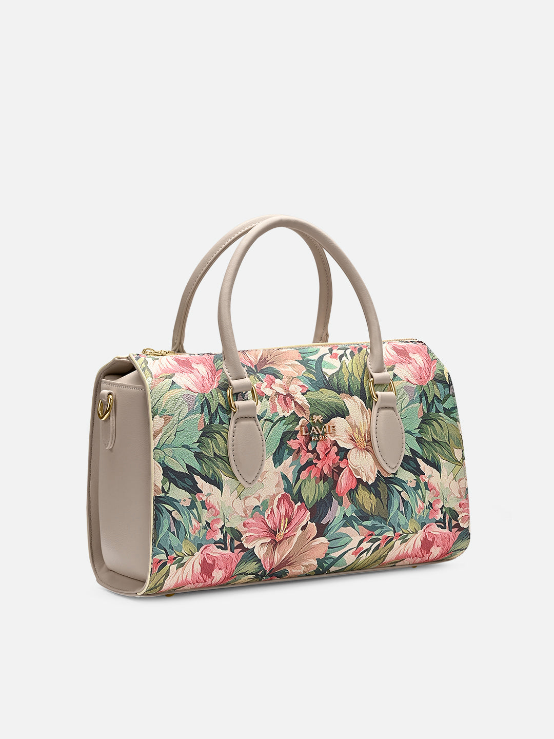 Fleur Medium Satchel Bag Green