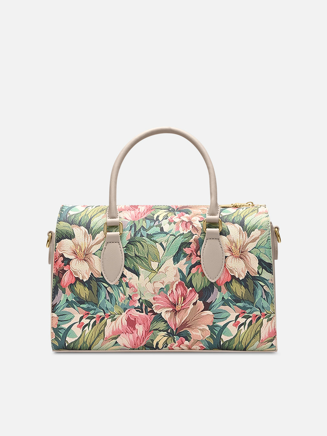 Fleur Medium Satchel Bag Green