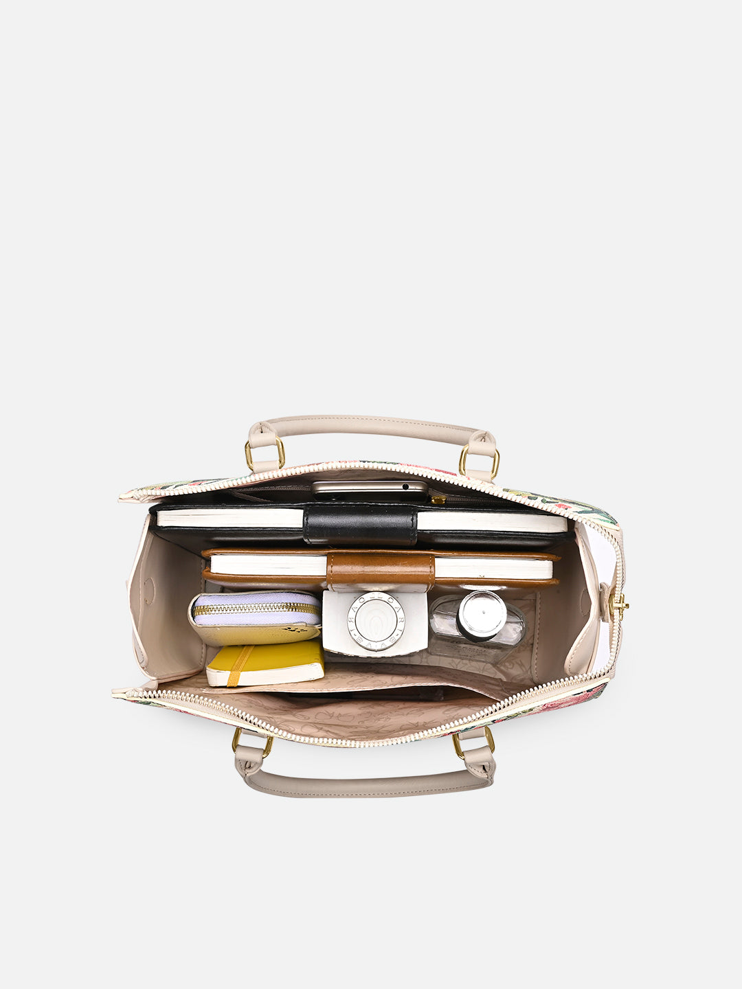 Fleur Medium Satchel Bag Green