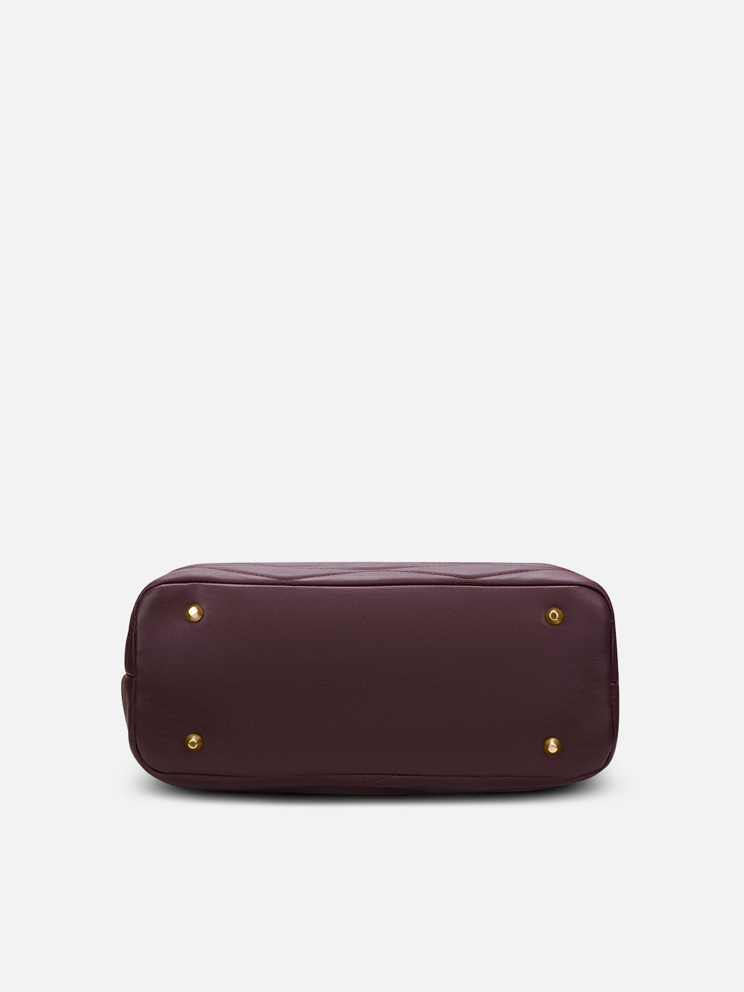 Lucie Quilted Large Tote Bag Wine