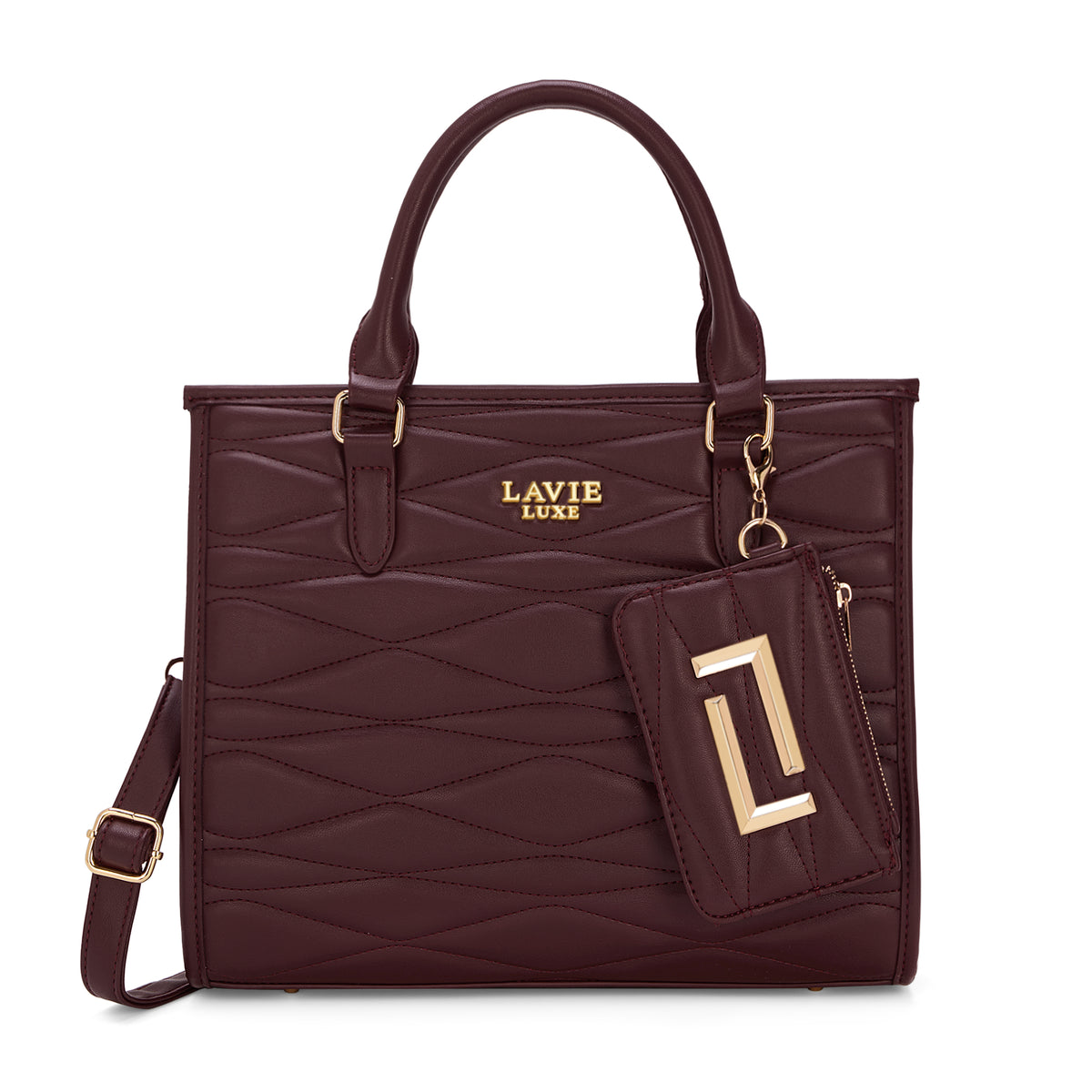 Lucie Quilted Medium Box Wine