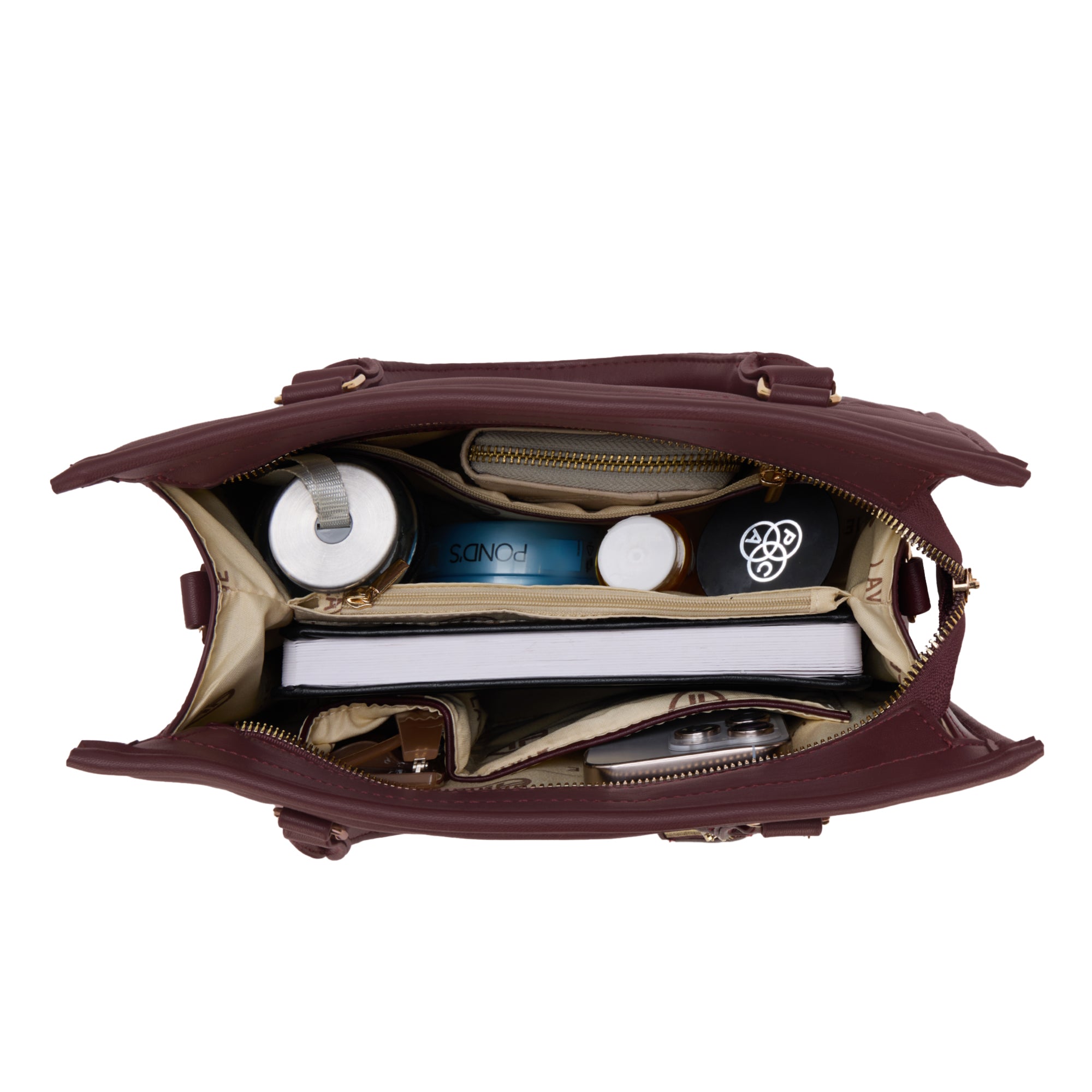 Lucie Quilted Medium Box Wine