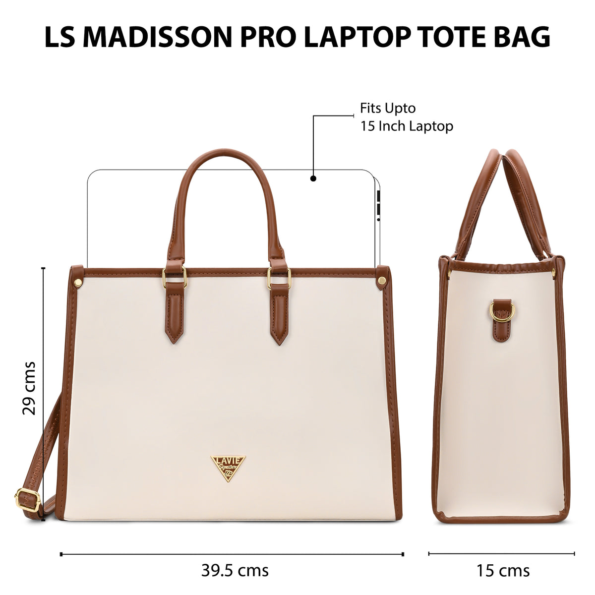 Madisson Box Tote Bag Black