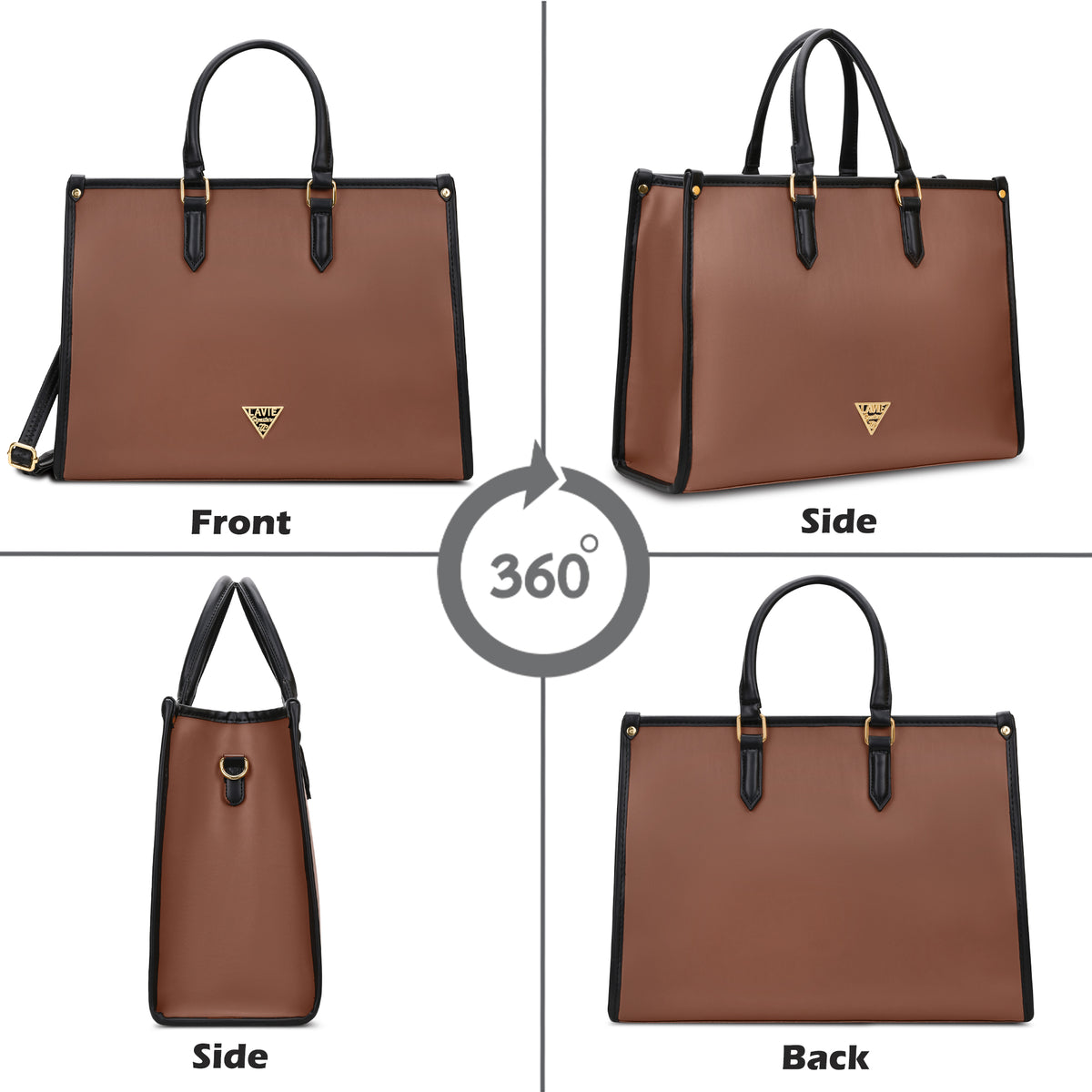 Madisson Box Tote Bag D. Tan