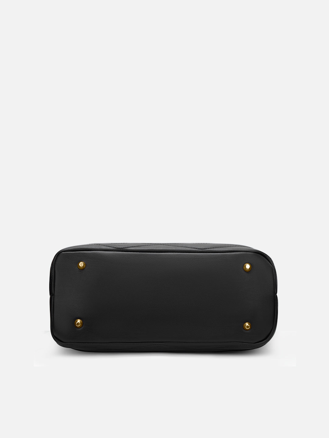Lucie Quilted Large Tote Bag Black
