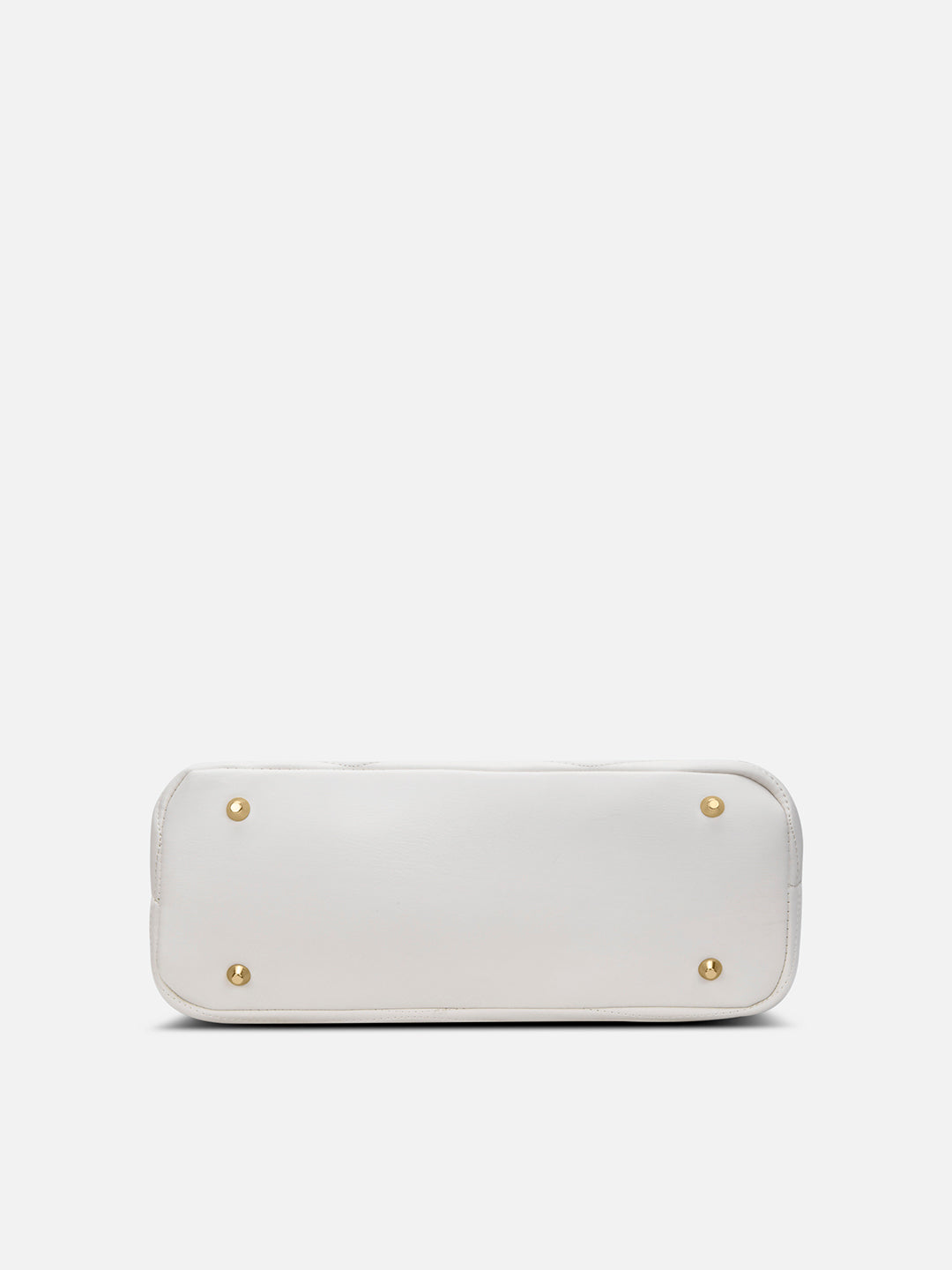 Lucie Quilted Large Tote Bag Off White