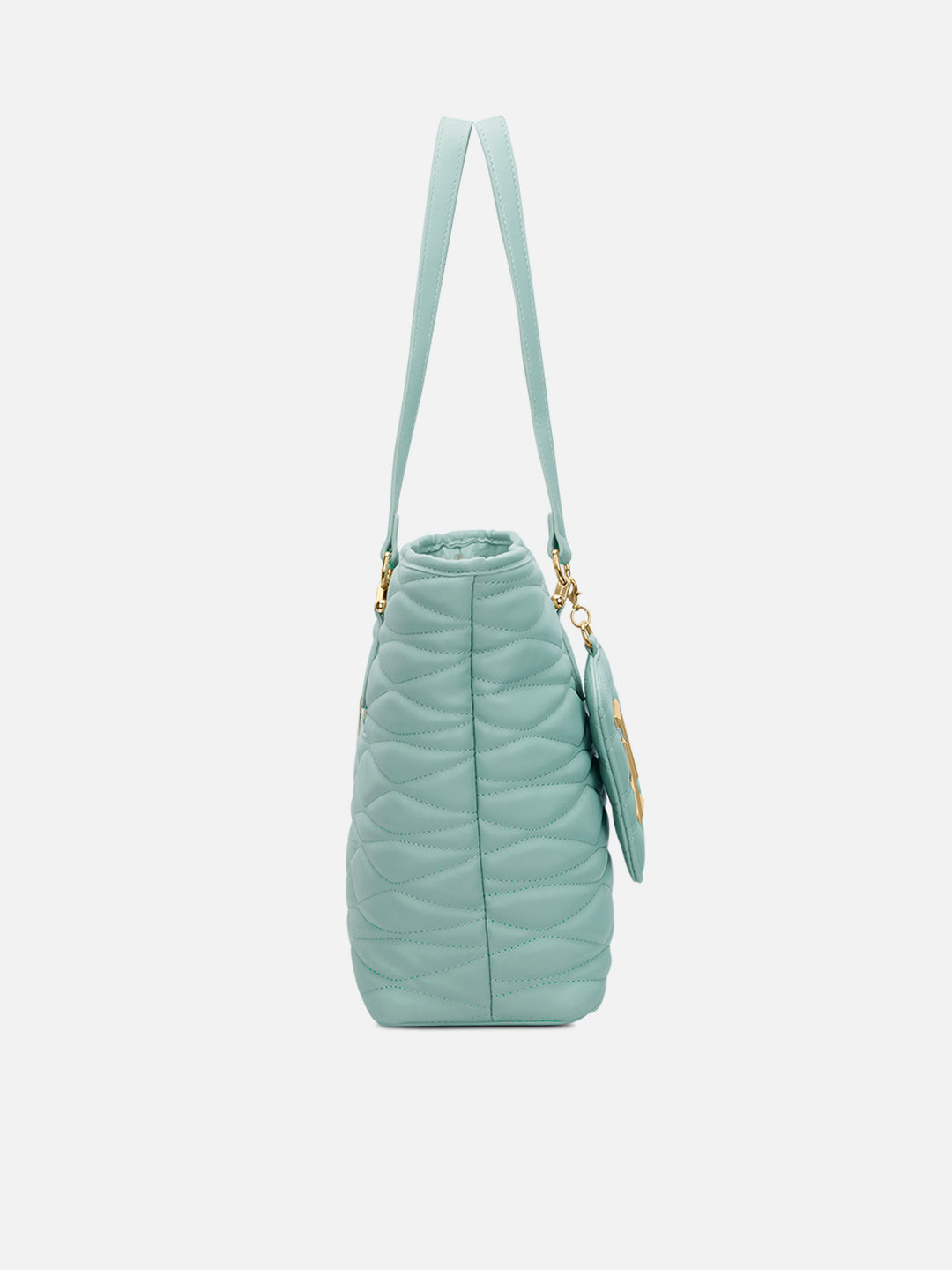 Lucie Quilted Large Tote Bag Jelly Mint