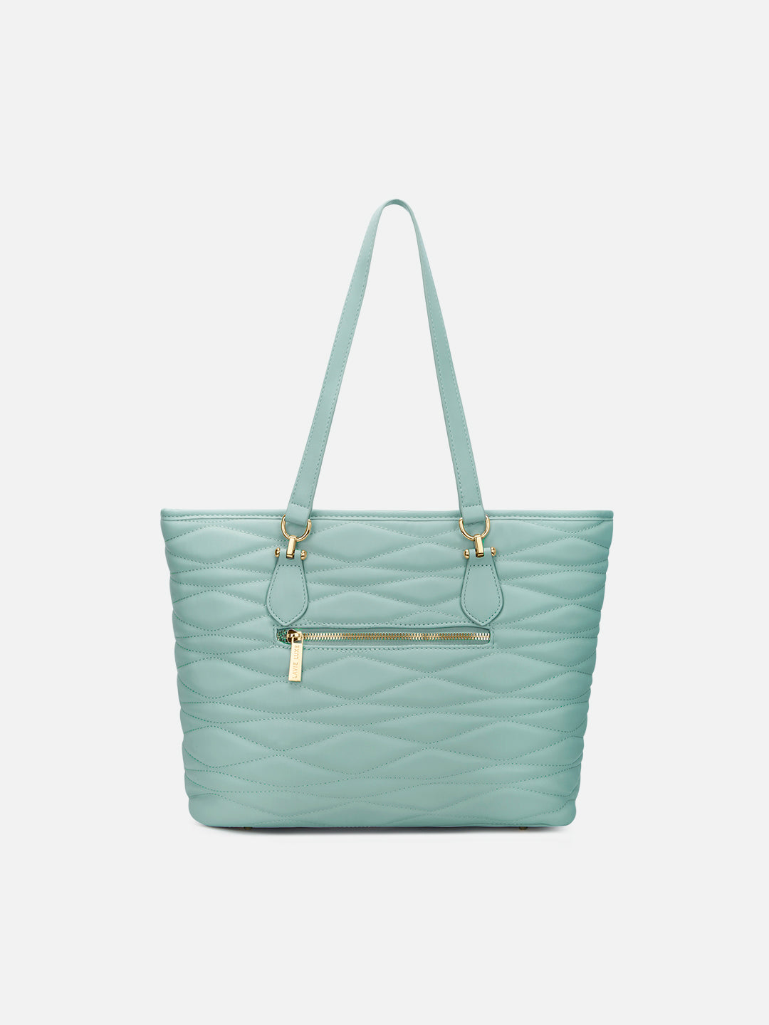 Lucie Quilted Large Tote Bag Jelly Mint