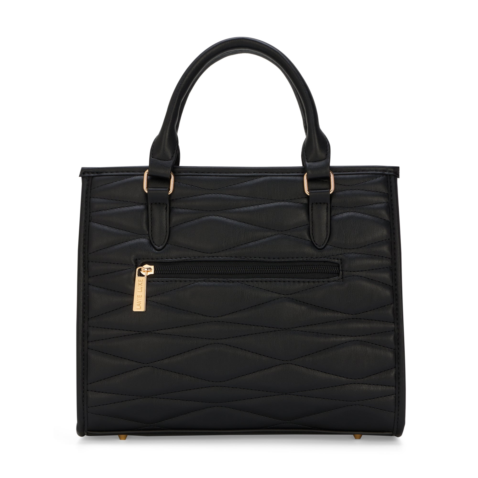 Lucie Quilted Medium Box Black