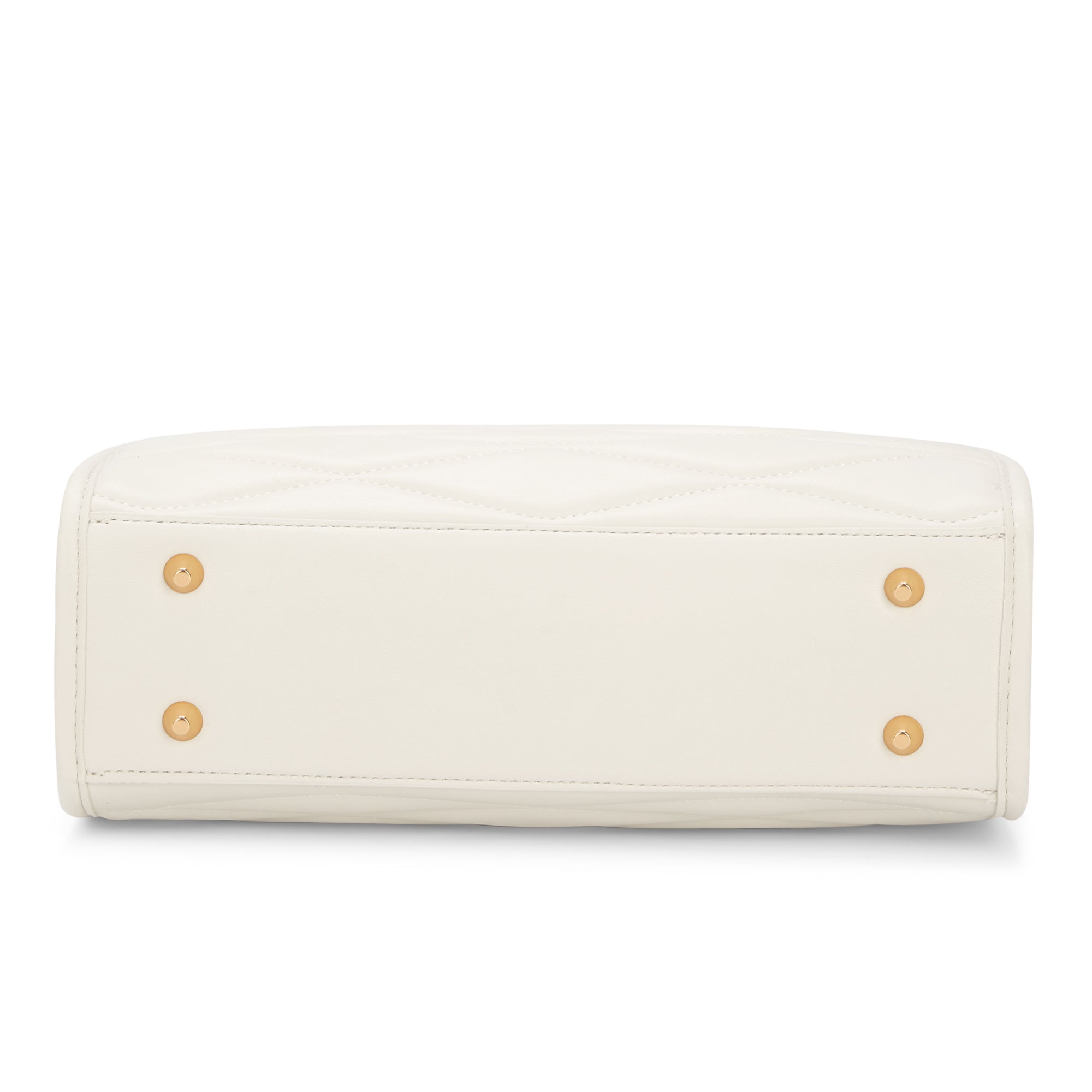 Lucie Quilted Medium Box Off White