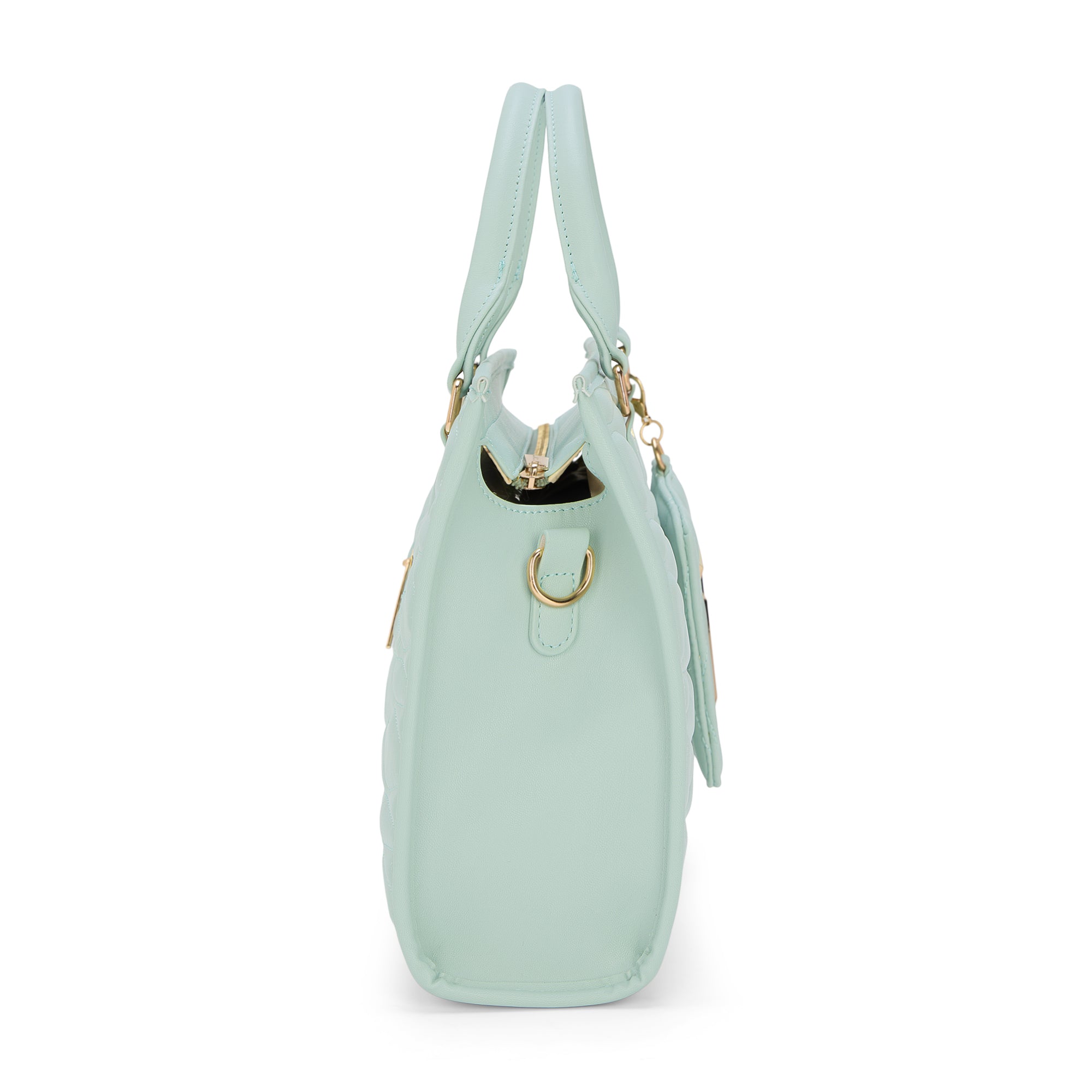 Lucie Quilted Medium Box Jelly Mint