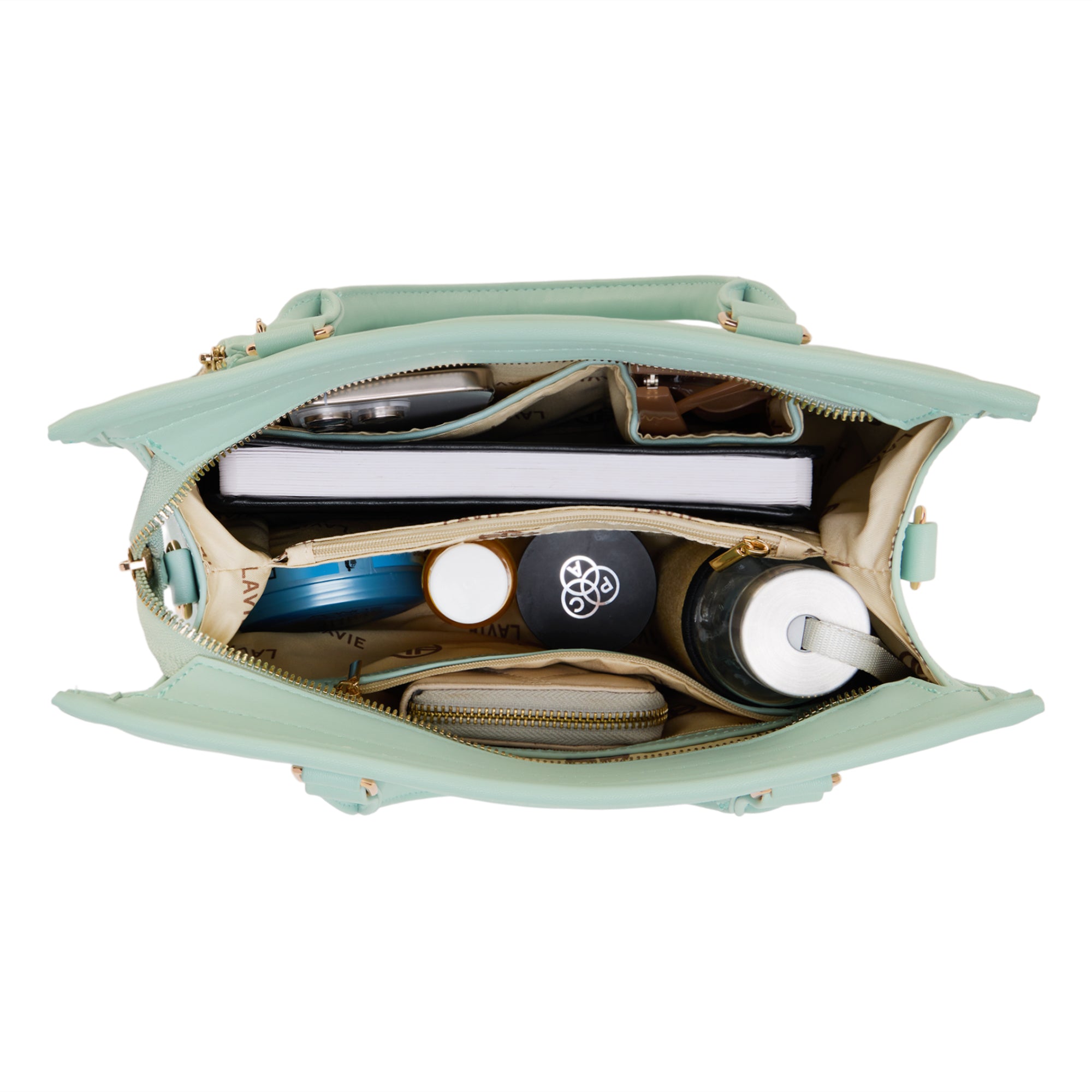 Lucie Quilted Medium Box Jelly Mint