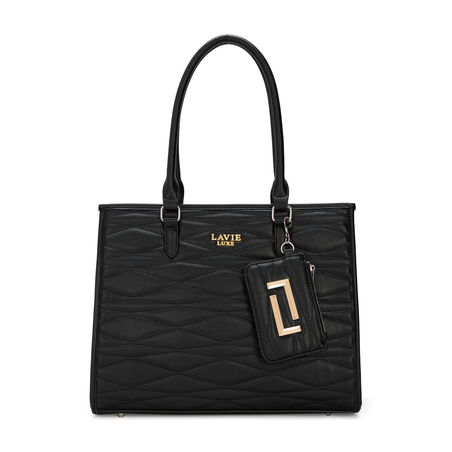 Lucie Quilted Large Box Black