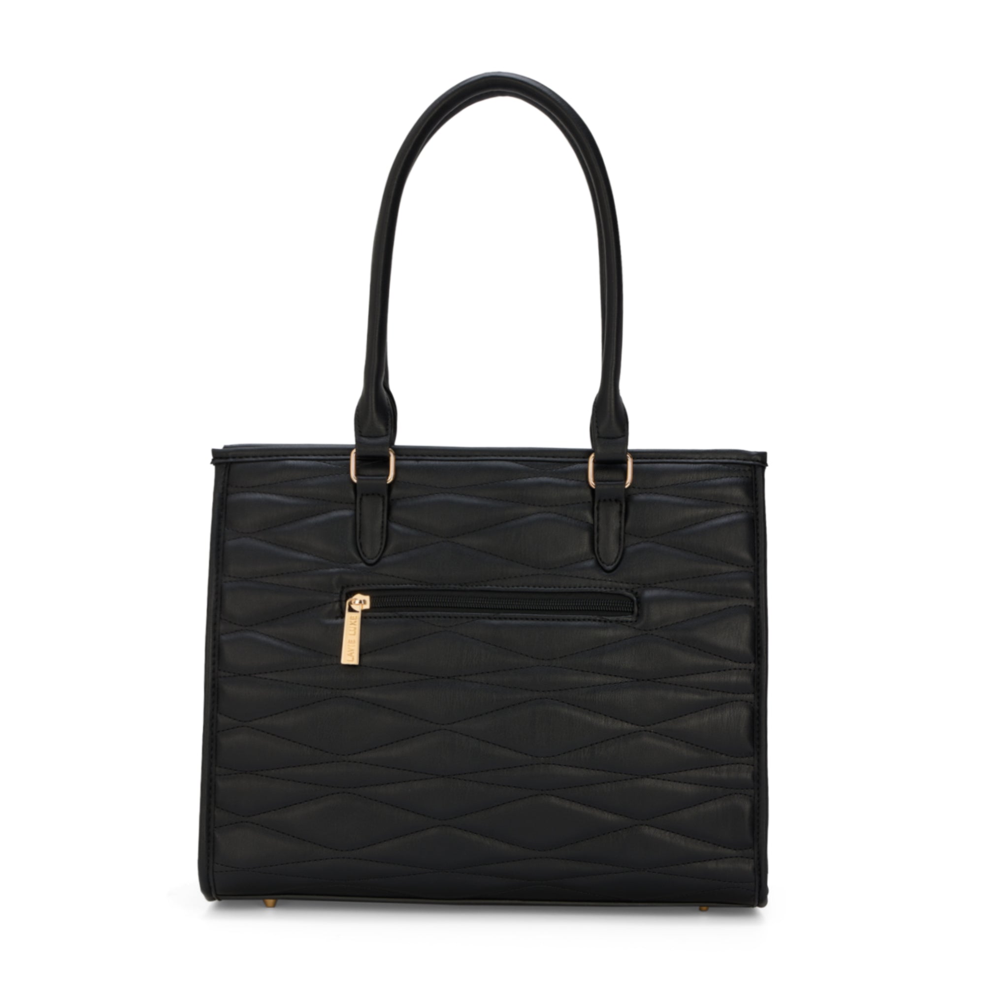 Lucie Quilted Large Box Black