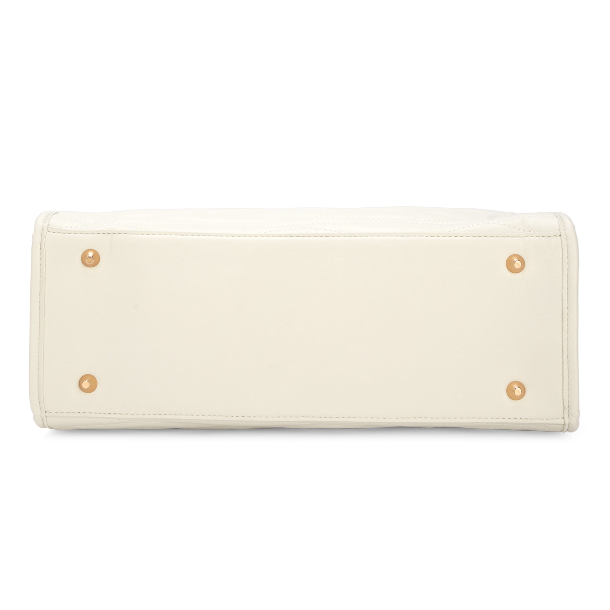 Lucie Quilted Large Box Off White