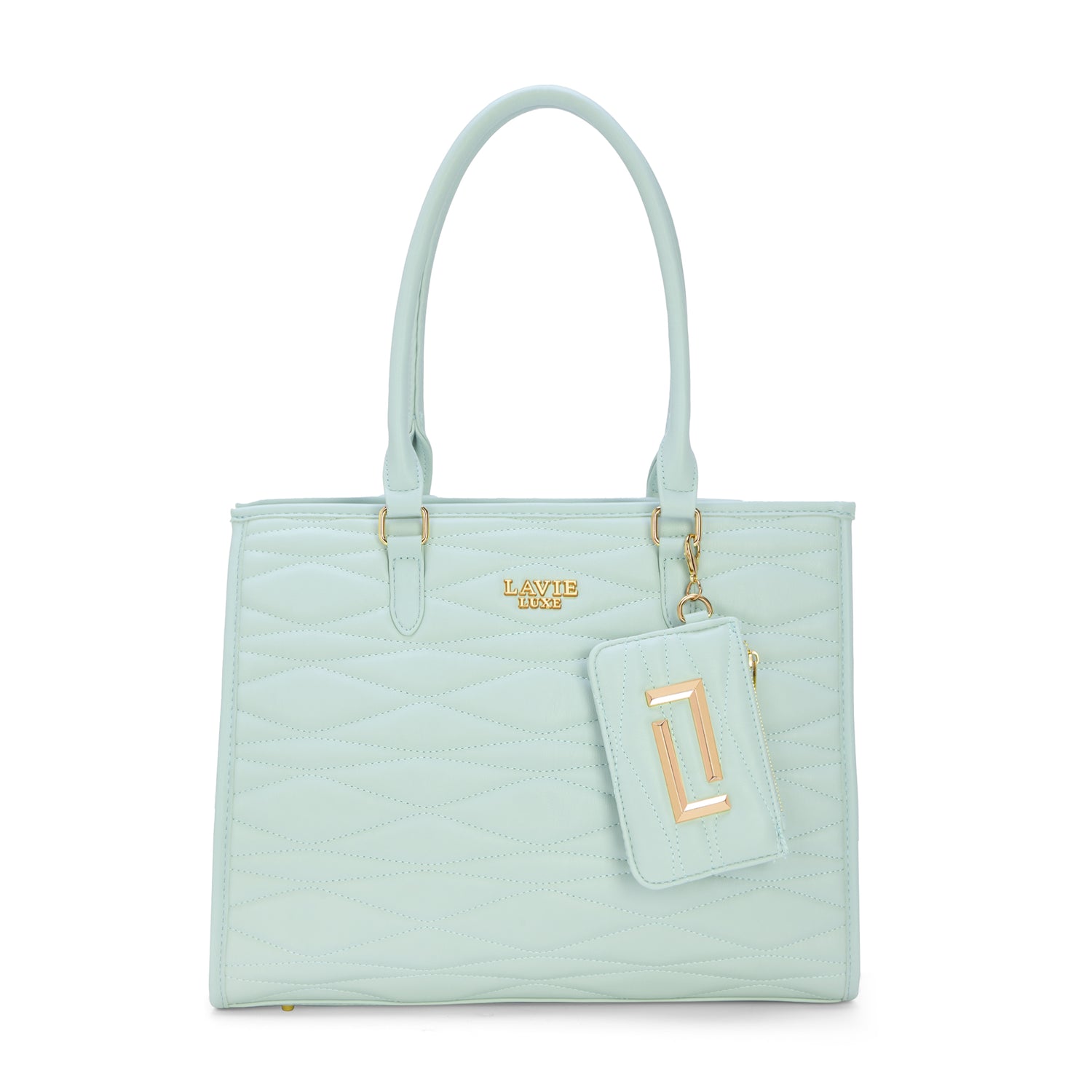 Lucie Quilted Large Box Jelly Mint