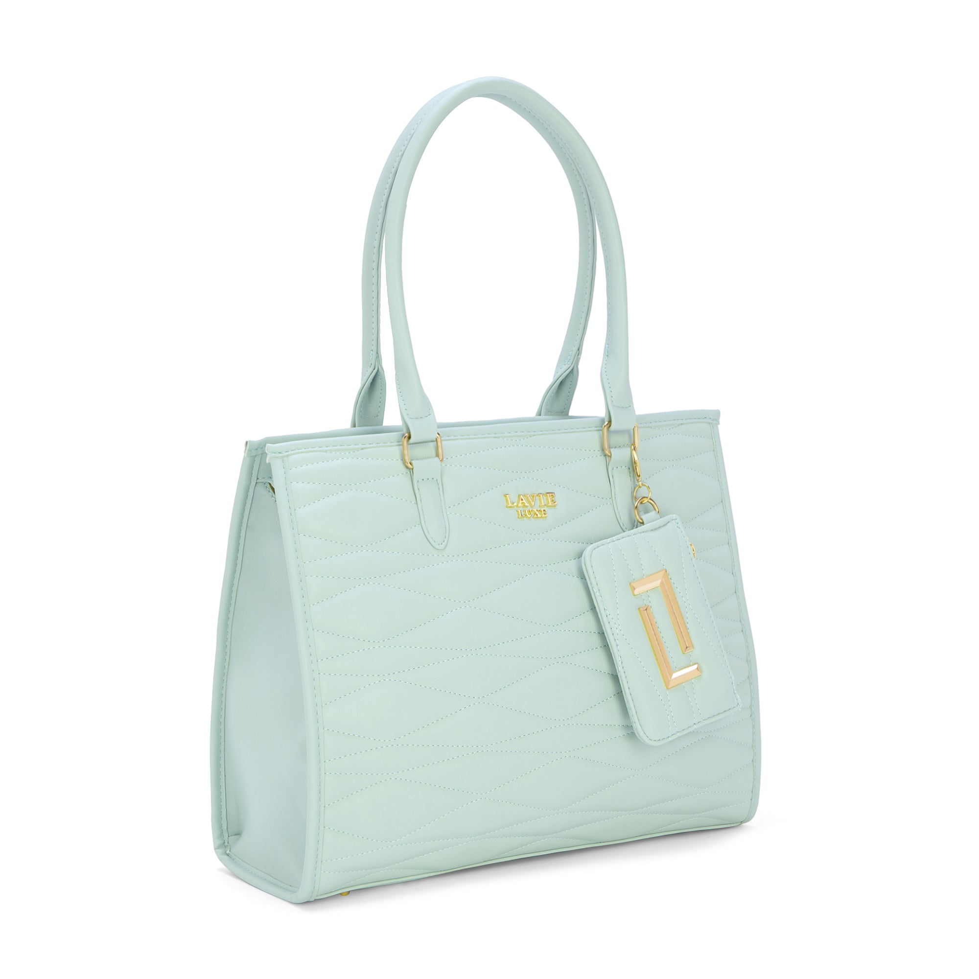 Lucie Quilted Large Box Jelly Mint