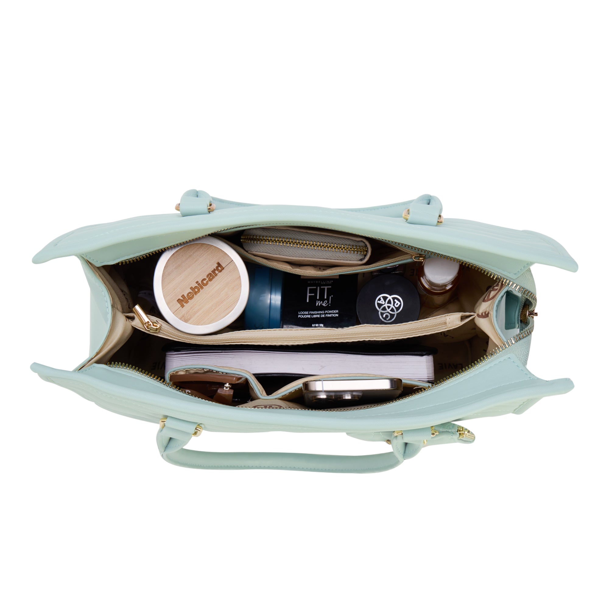 Lucie Quilted Large Box Jelly Mint