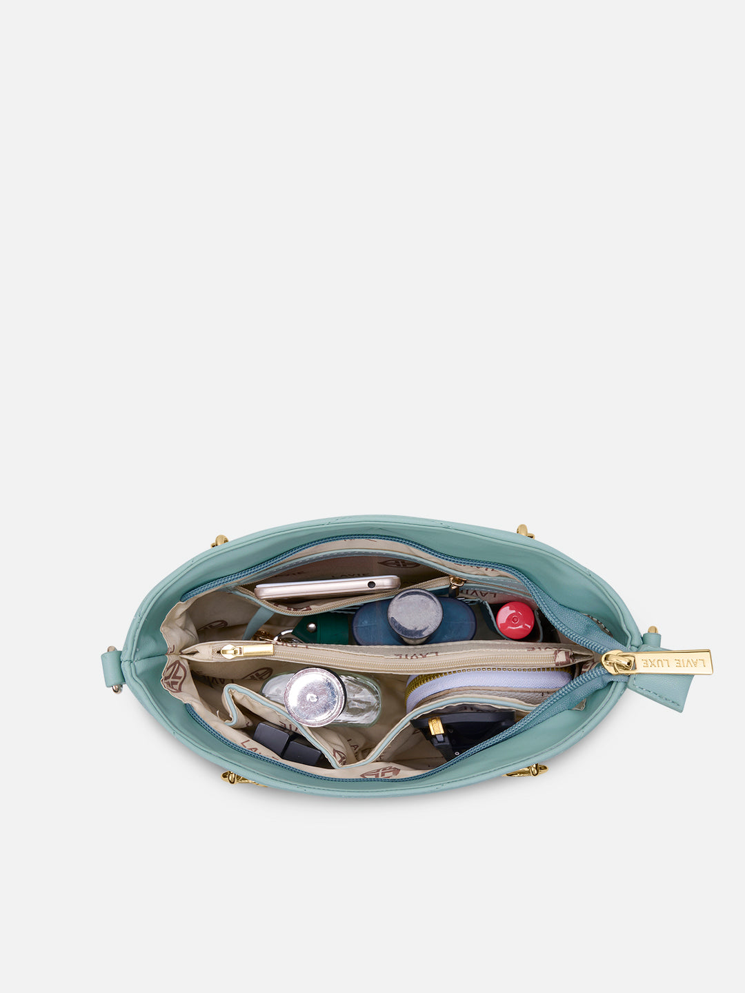 Lucie Quilted Small Satchel Bag Jelly Mint
