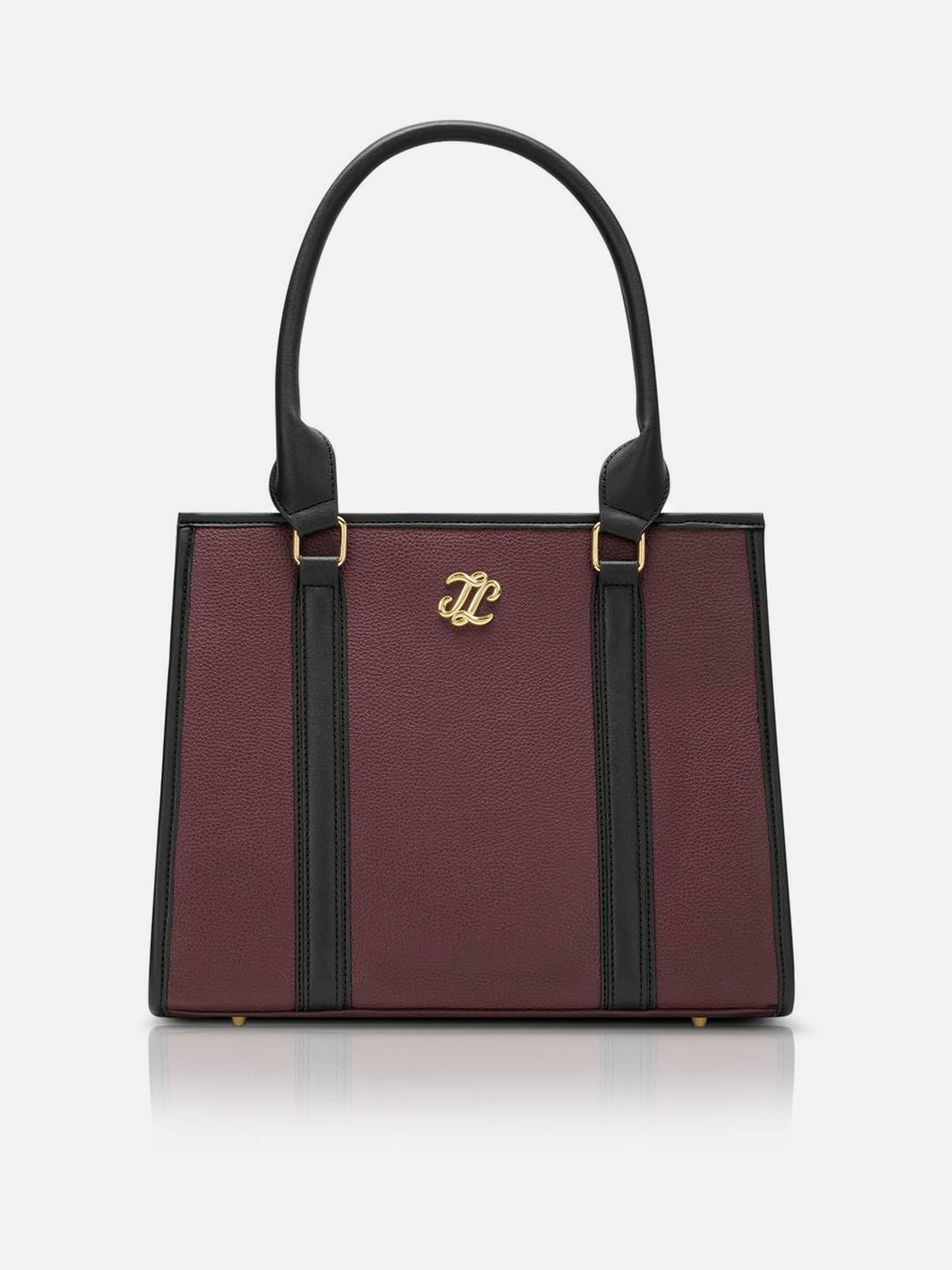 Winslet Box Ladies Medium Maroon Satchel Bag