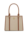 Winslet Box Ladies Medium Beige Satchel Bag