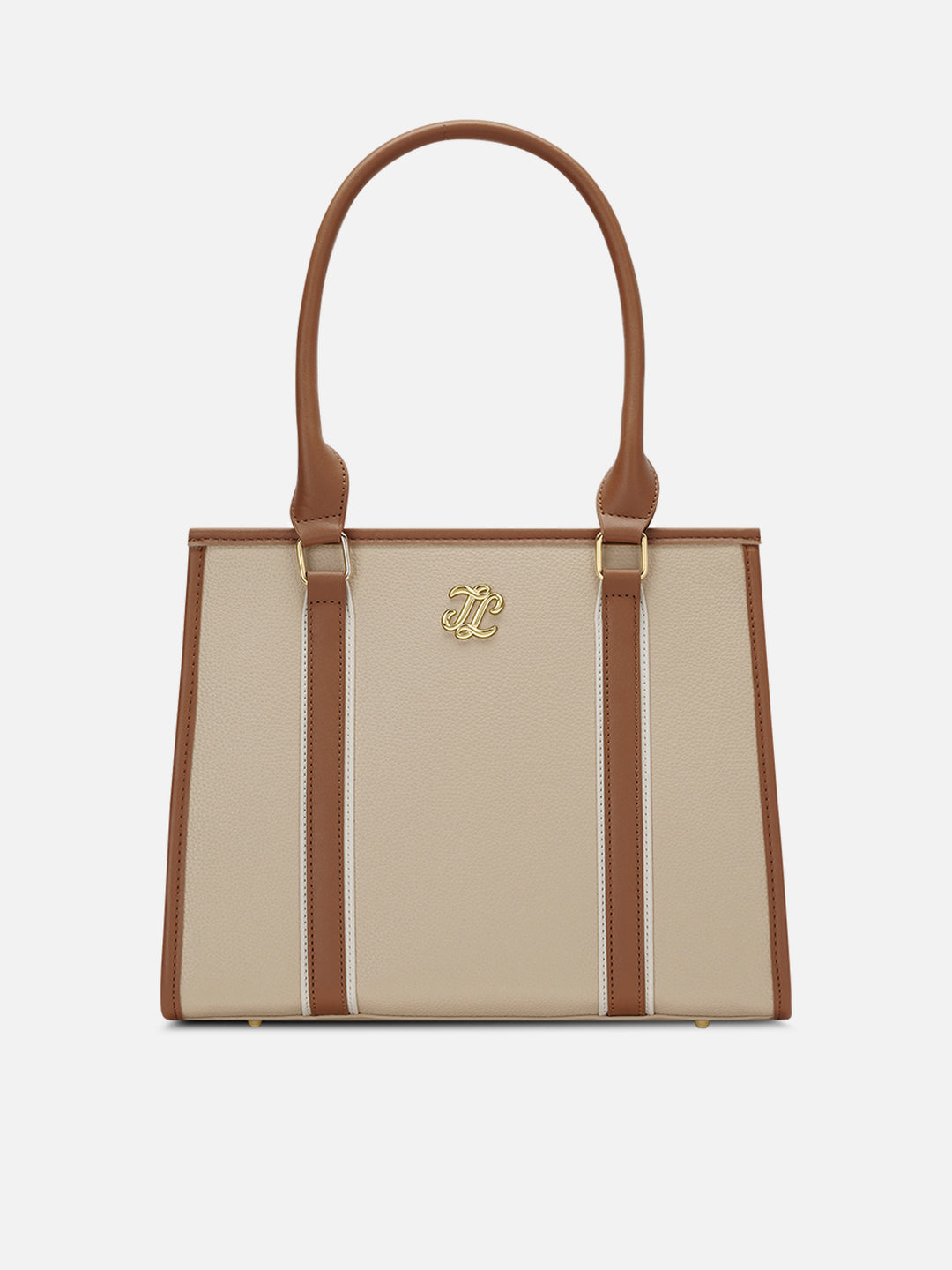 Winslet Box Ladies Medium Beige Satchel Bag