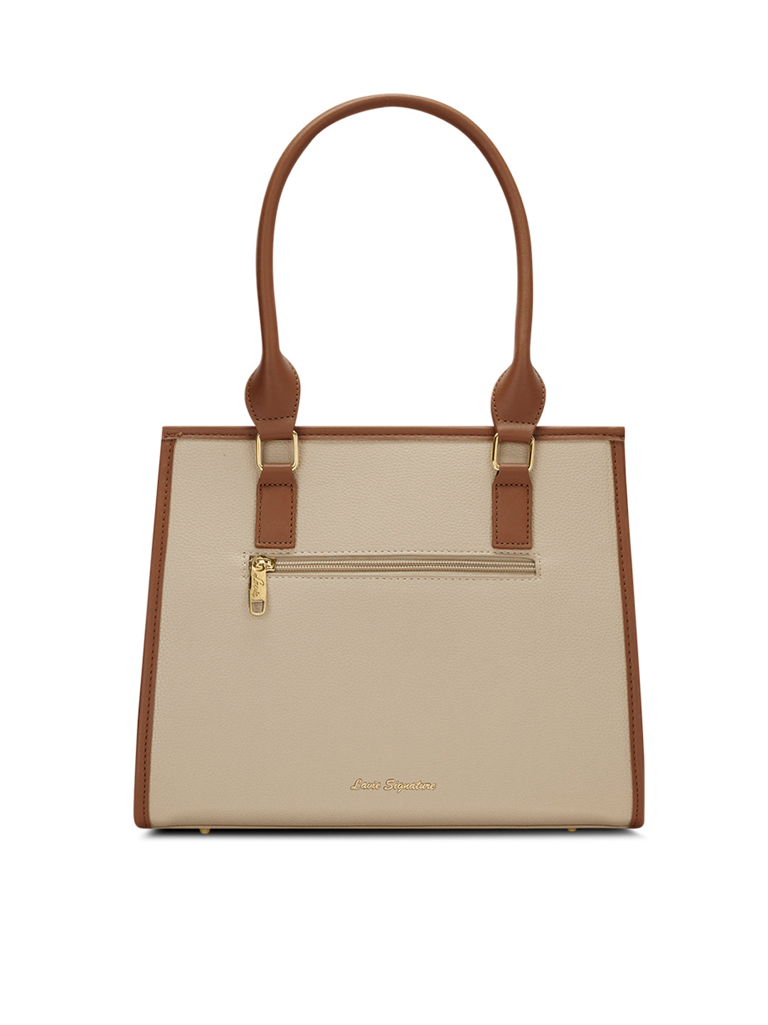 Winslet Medium Box Satchel Bag Ladies Handbag Beige
