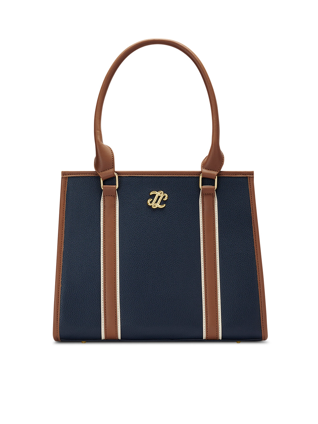 Winslet Medium Box Satchel Bag Ladies Handbag Navy