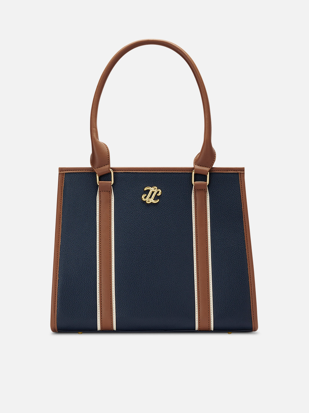 Winslet Box Ladies Medium Navy Satchel Bag