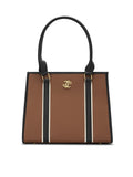 Winslet Box Ladies Medium Tan Satchel Bag
