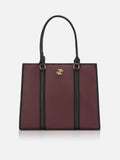 Winslet Laptop Ladies Extra Large Maroon Satchel Bag