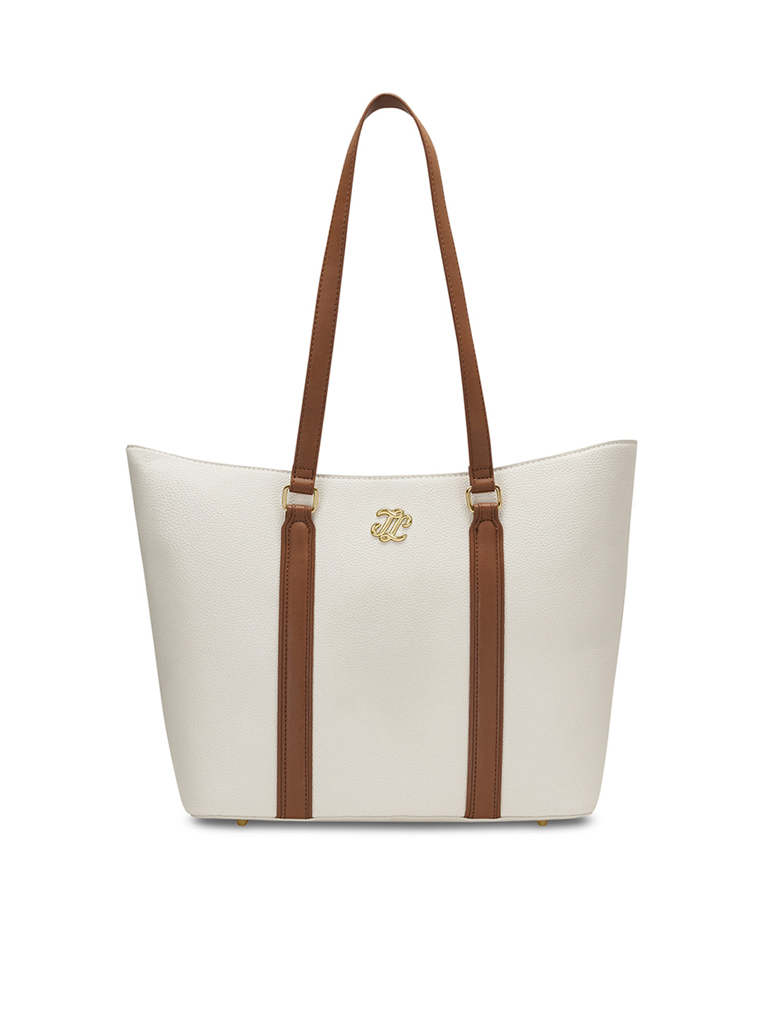 Avalon Tote Bag Ladies Handbag Off White / Tan