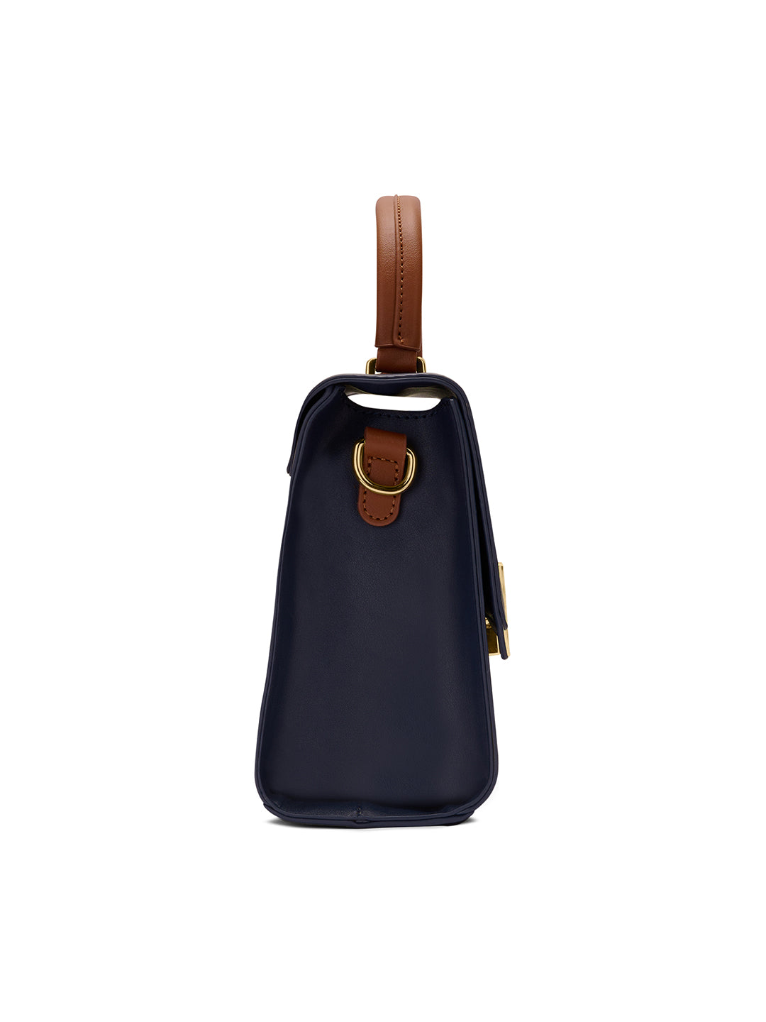 Winston Flap Satchel Bag Ladies Handbag Navy