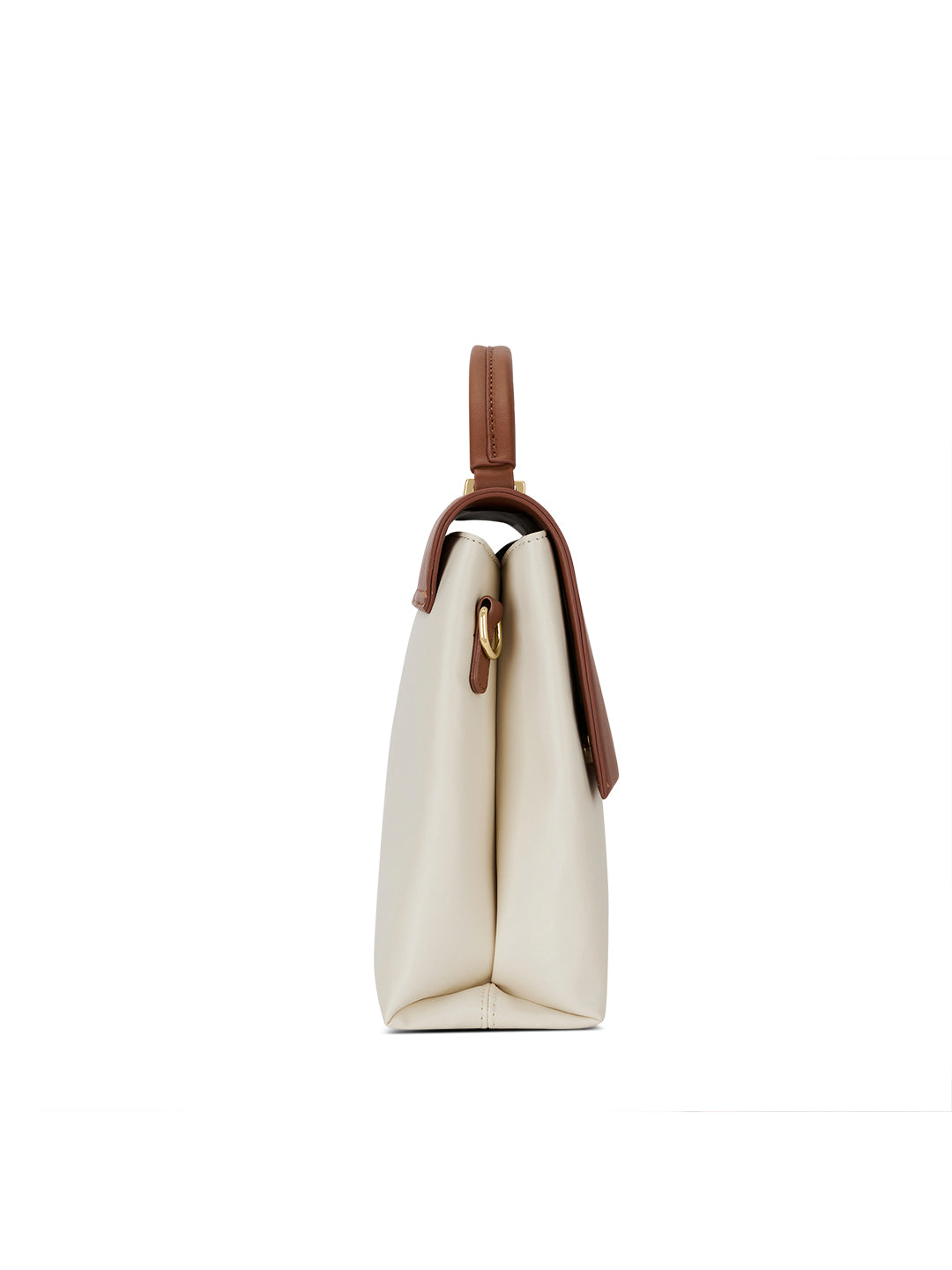 Aspen 2C Flap Satchel Bag Ladies Handbag Tan