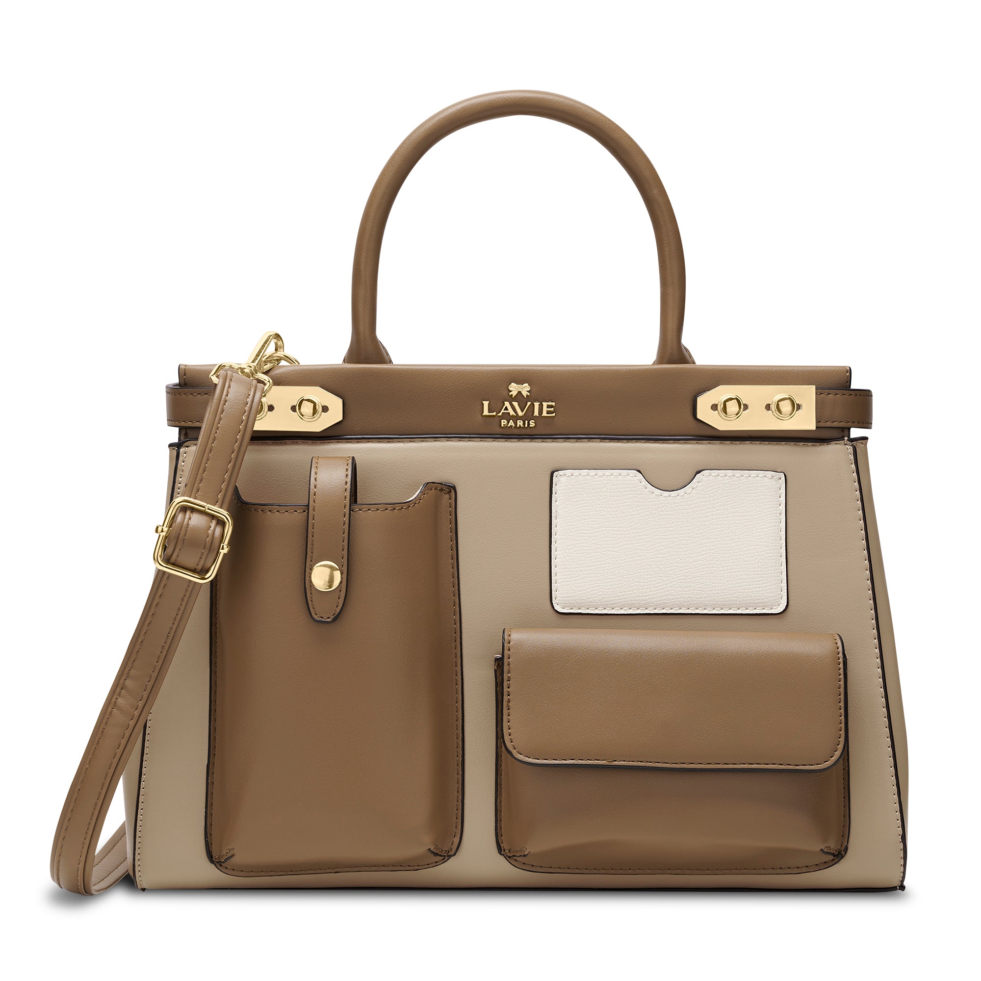 'S Colorblock Genial 3 Poches Beige