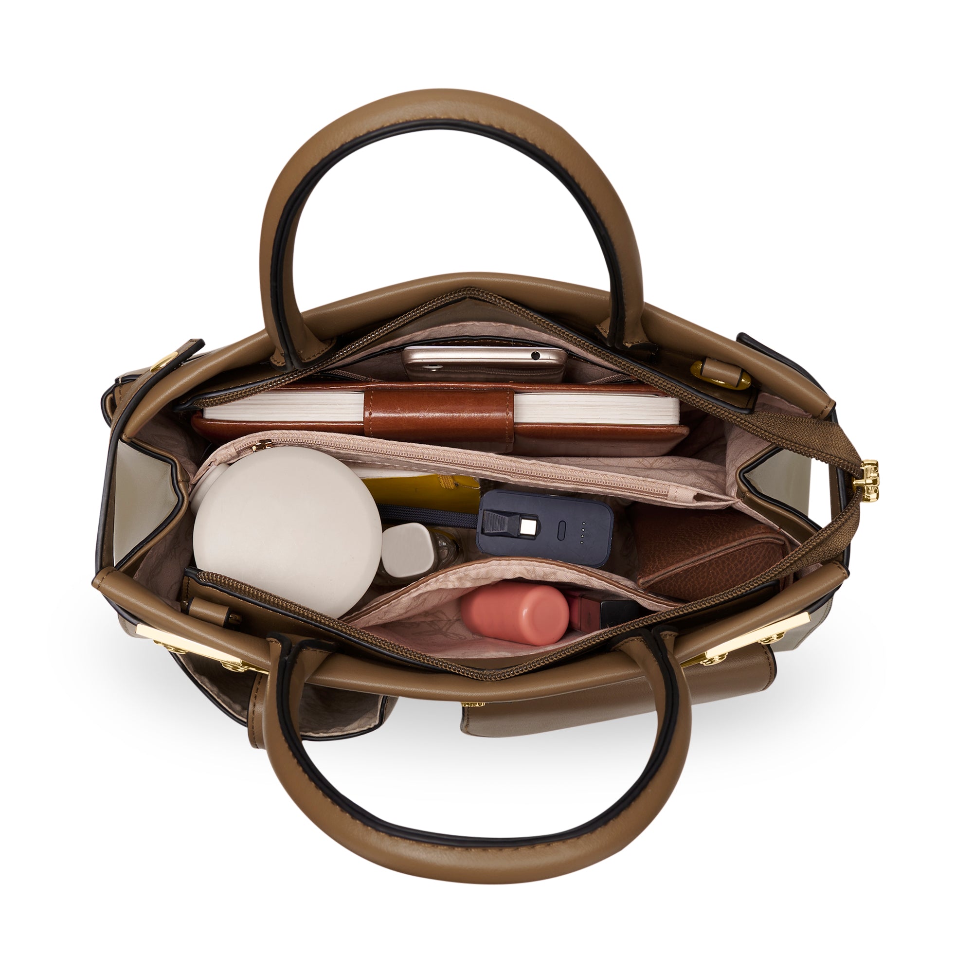 'S Colorblock Genial 3 Poches Beige