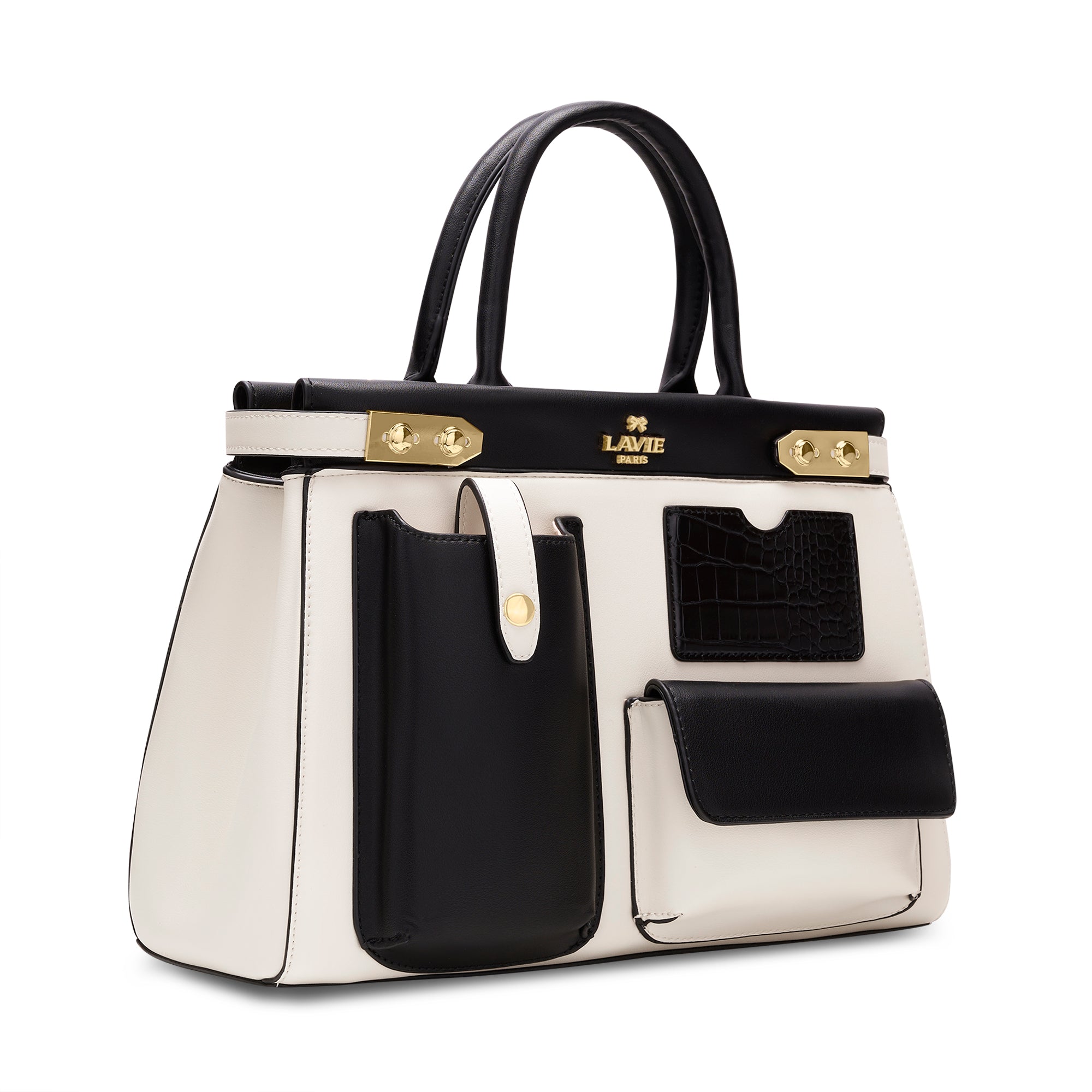 'S Colorblock Genial 3 Poches White/Black