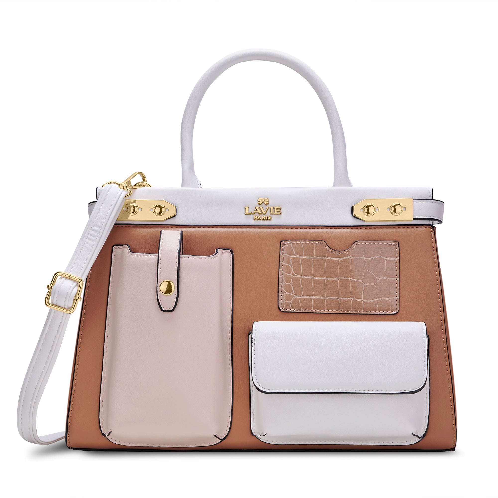 'S Colorblock Genial 3 Poches Sand