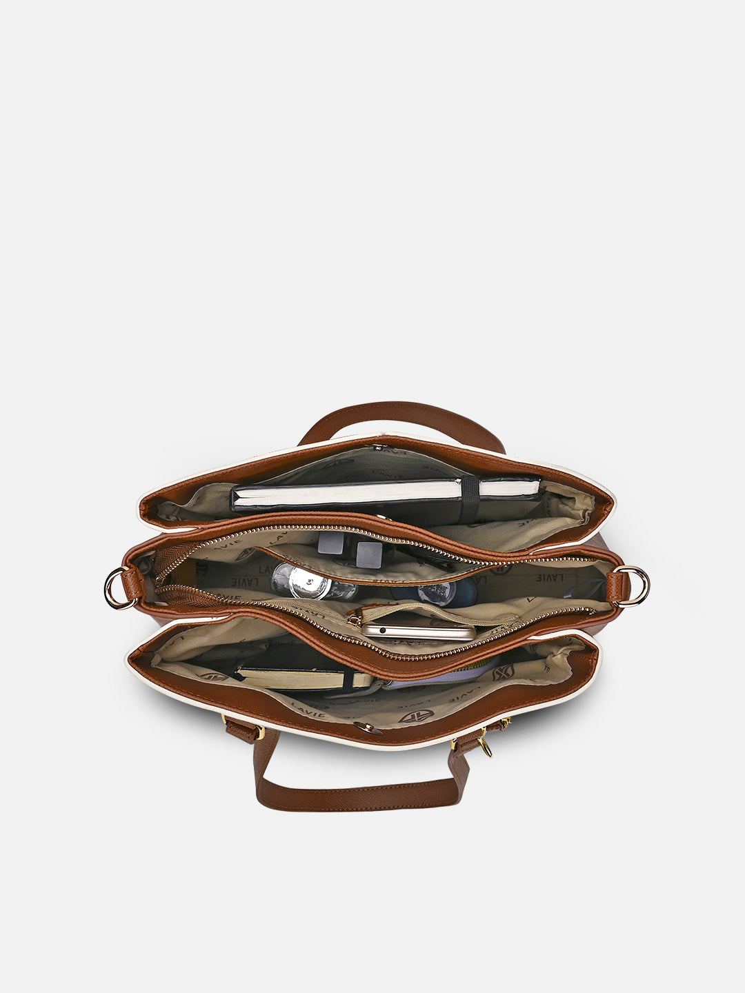 Monogram Rumi 3 Compartment Satchel Bag