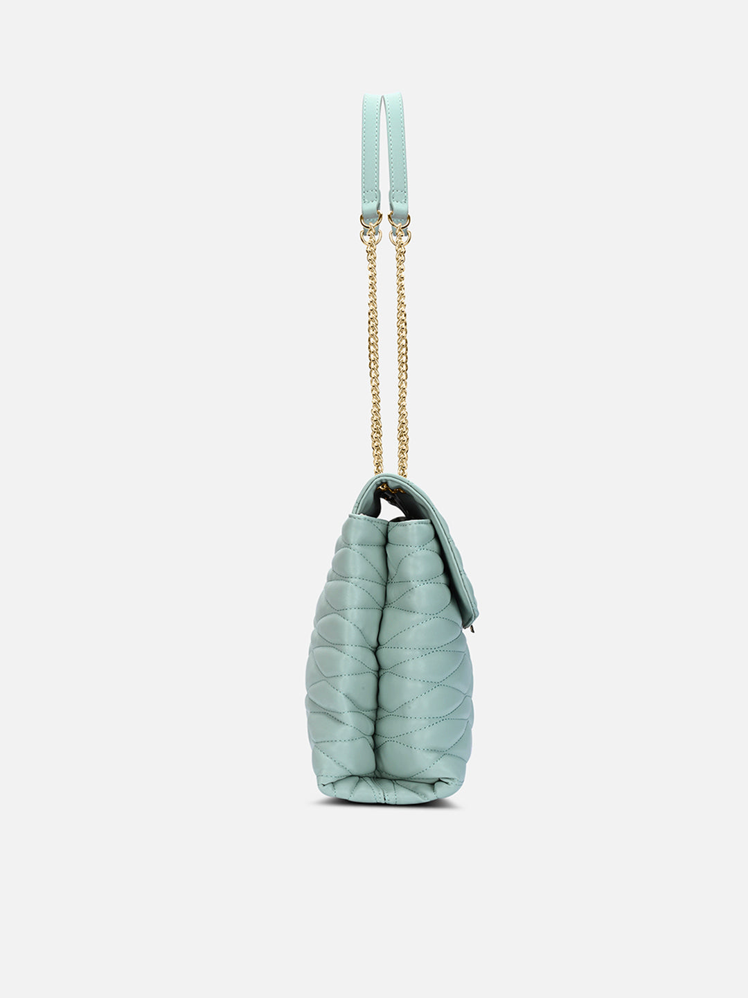 Lucie Quilted Large Flap Mint