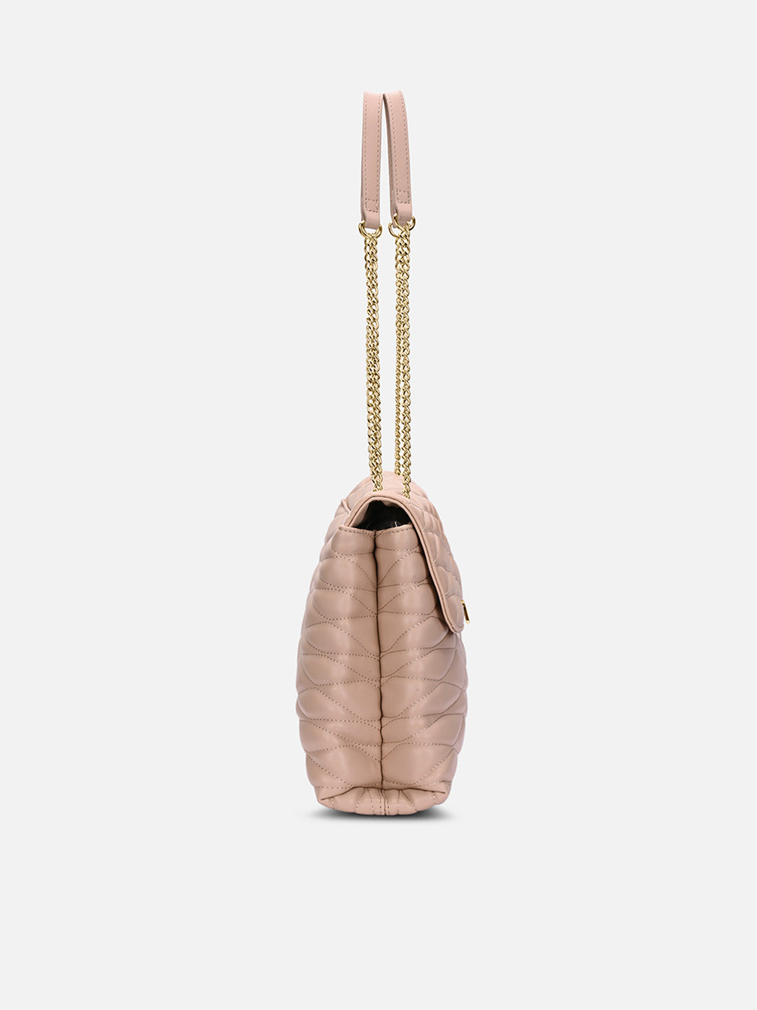 Lucie Quilted Large Flap Mocha