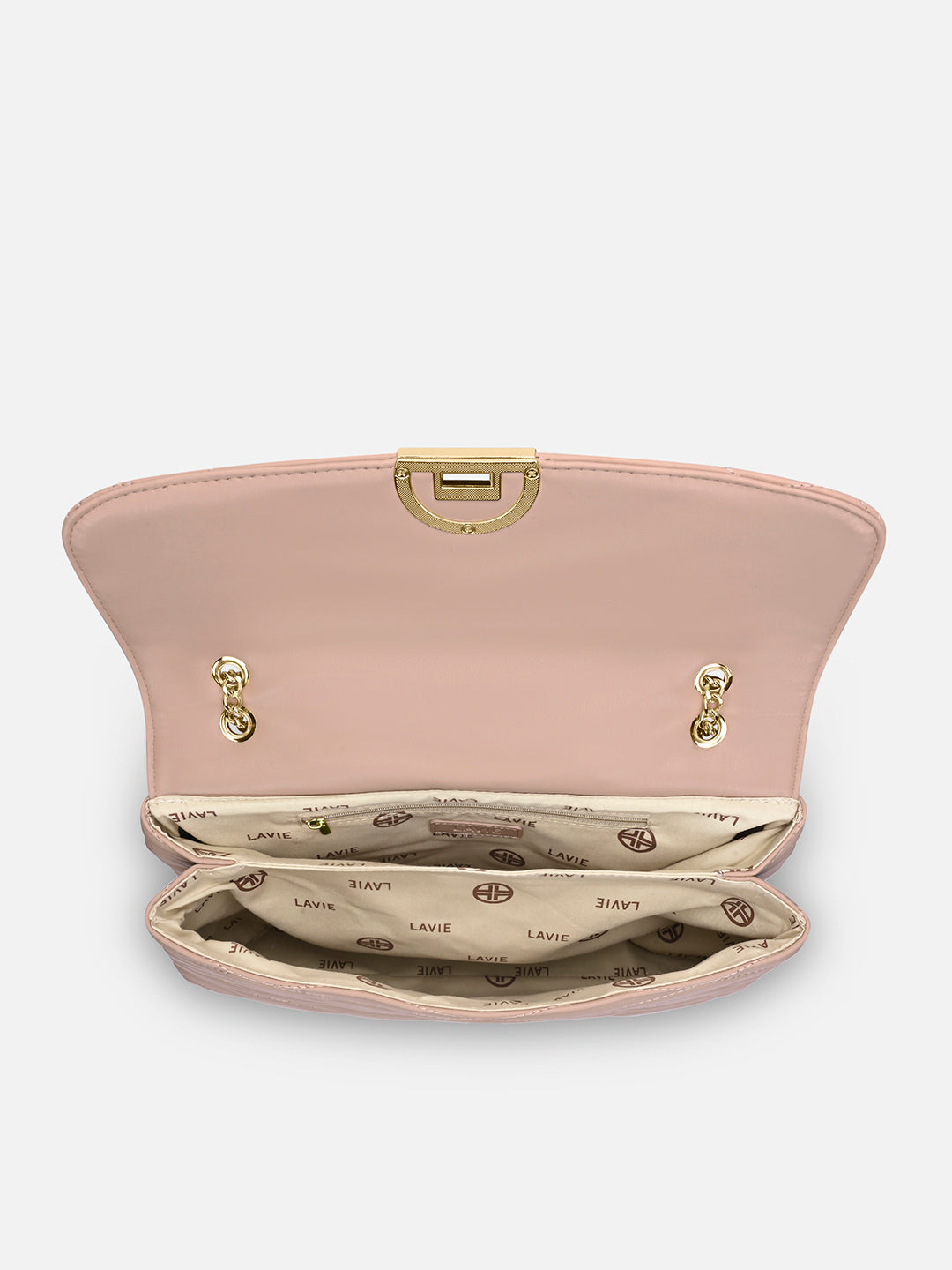 Lucie Quilted Large Flap Mocha