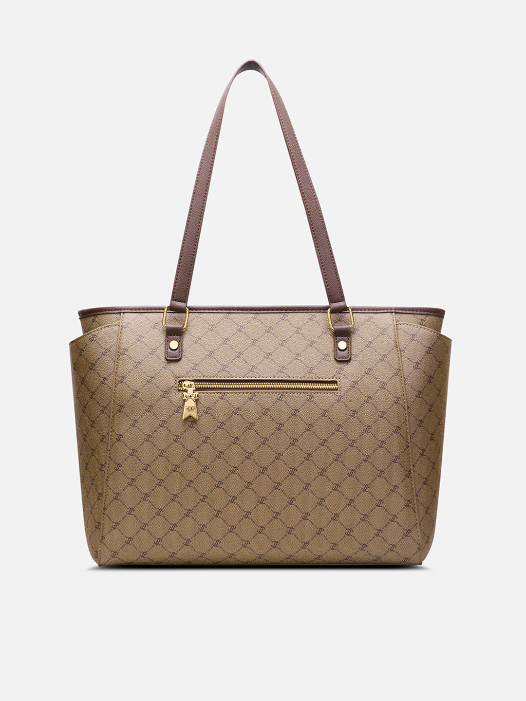 Mono Adele Laptop Large Tote Bag Latte