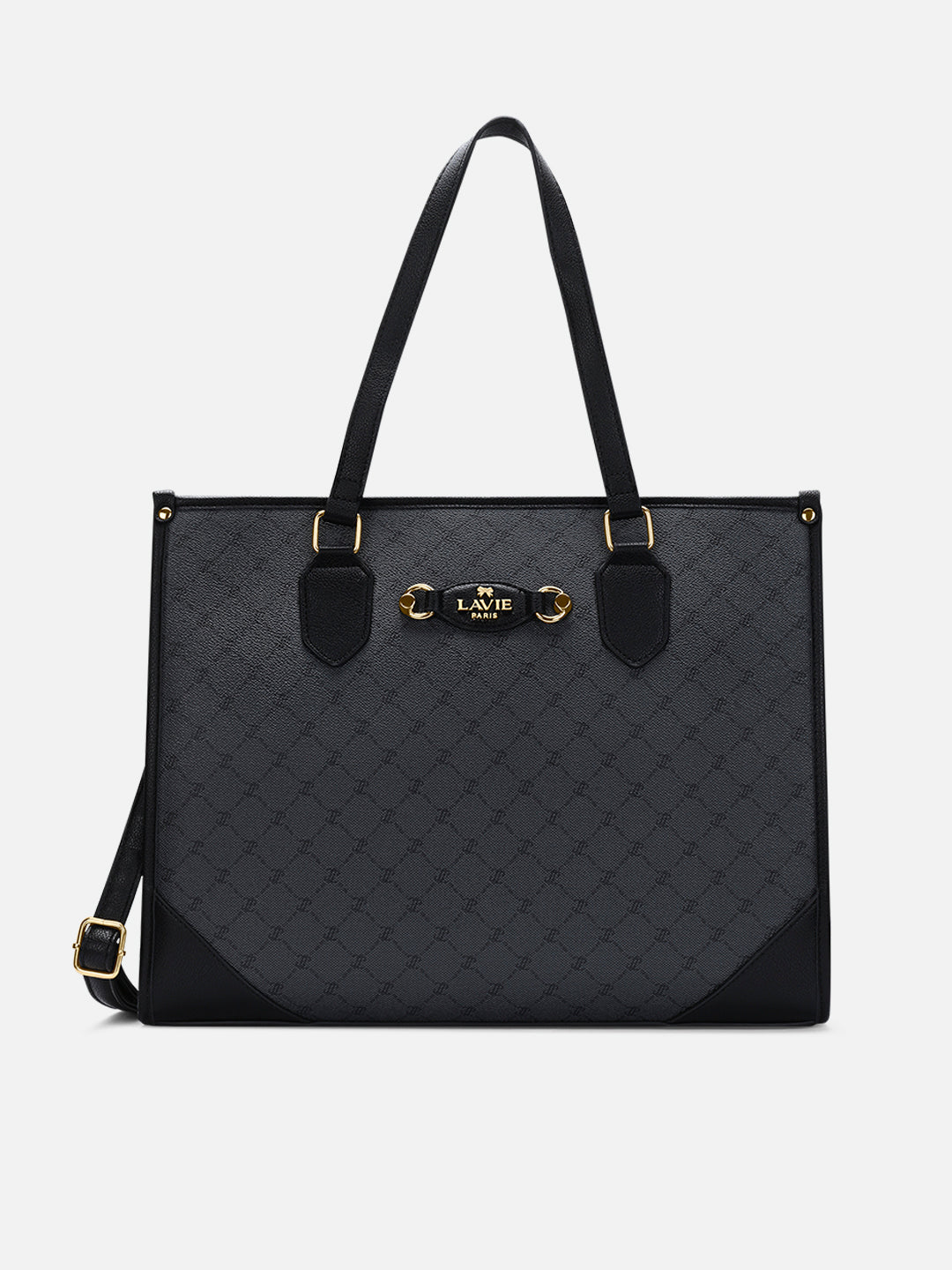 Mono Hugo Laptop Large Tote Bag Charcoal