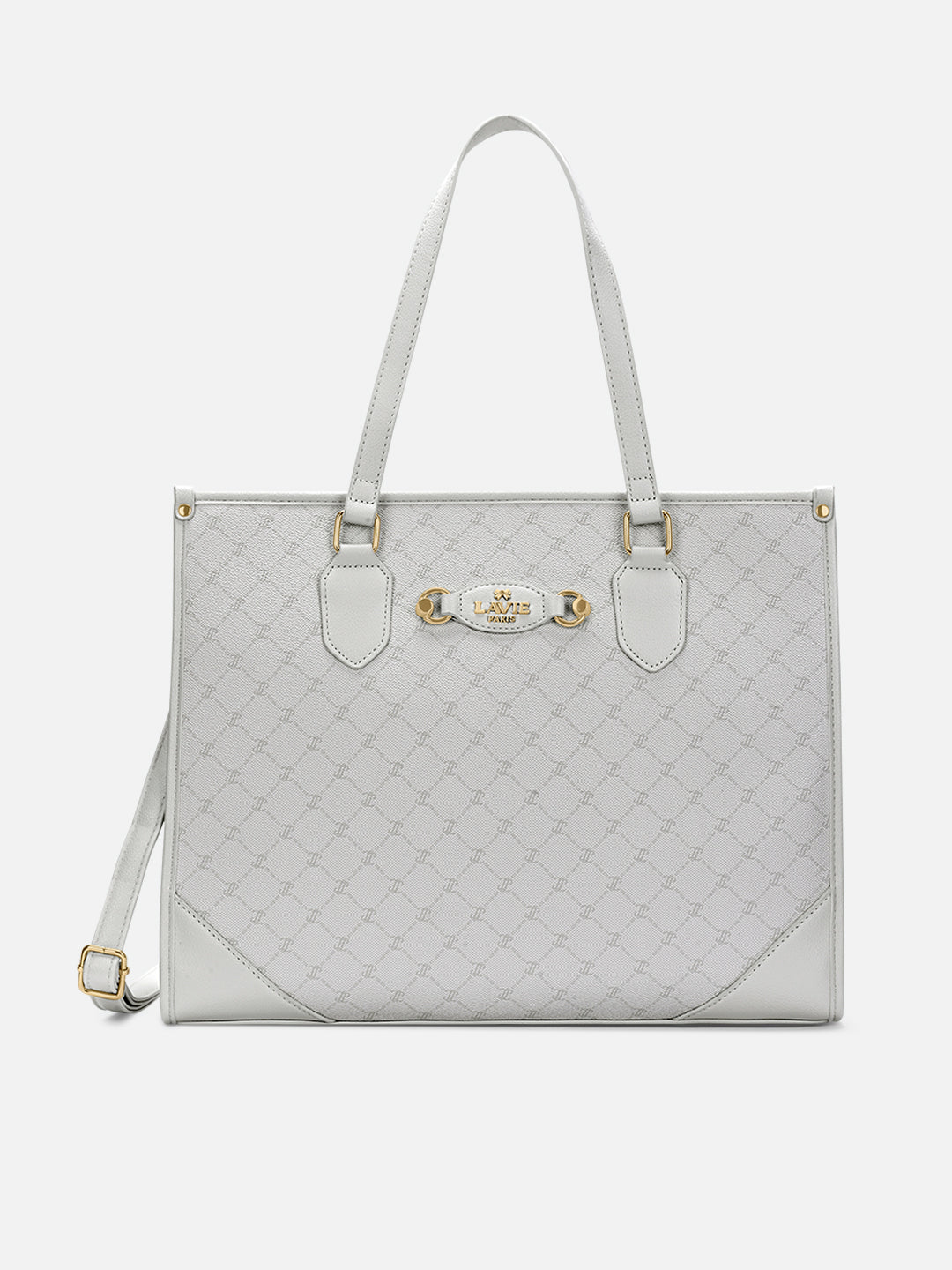 Mono Hugo Laptop Large Tote Bag Ivory