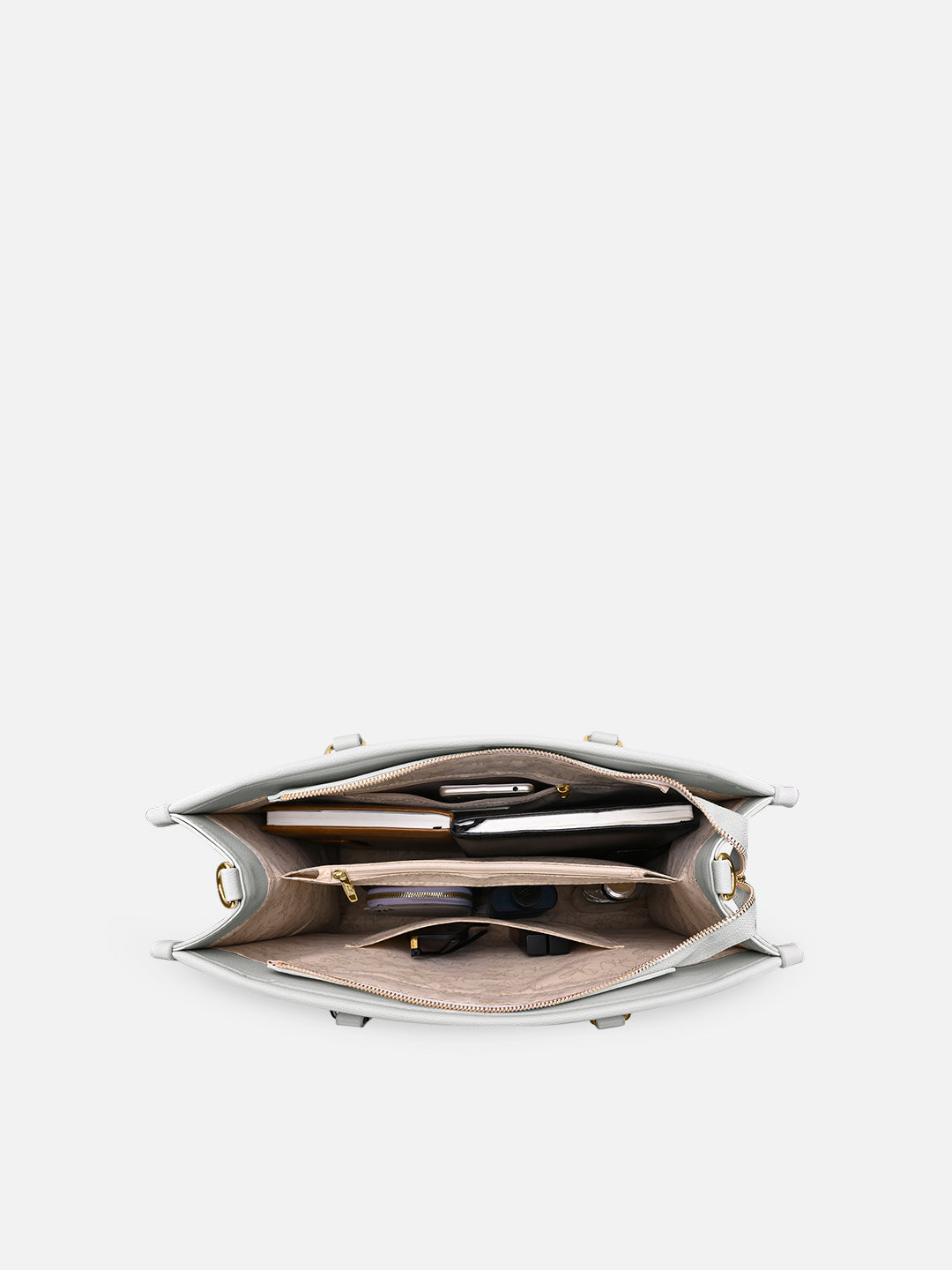 Mono Hugo Laptop Large Tote Bag Ivory