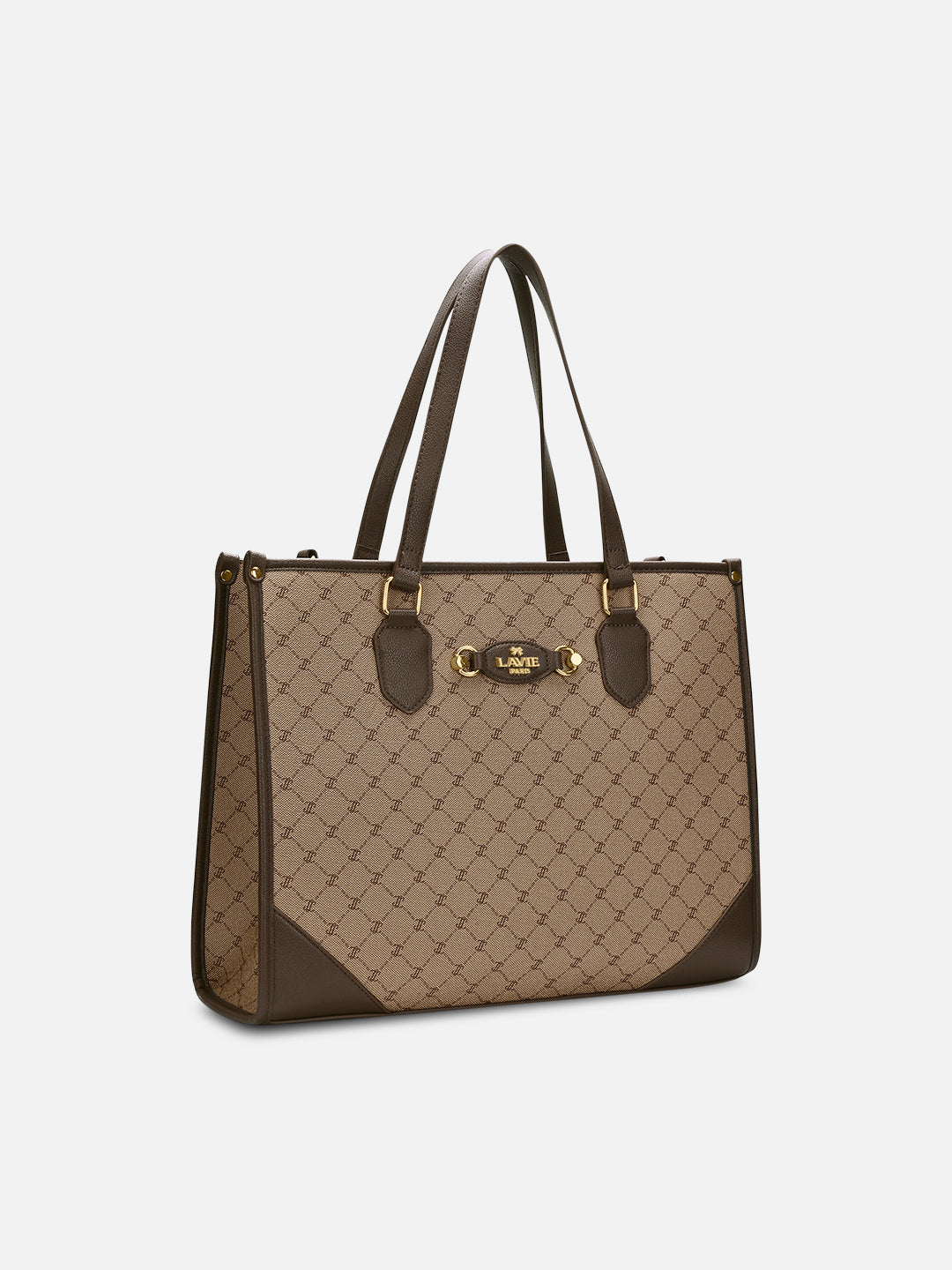 Mono Hugo Laptop Large Tote Bag Latte