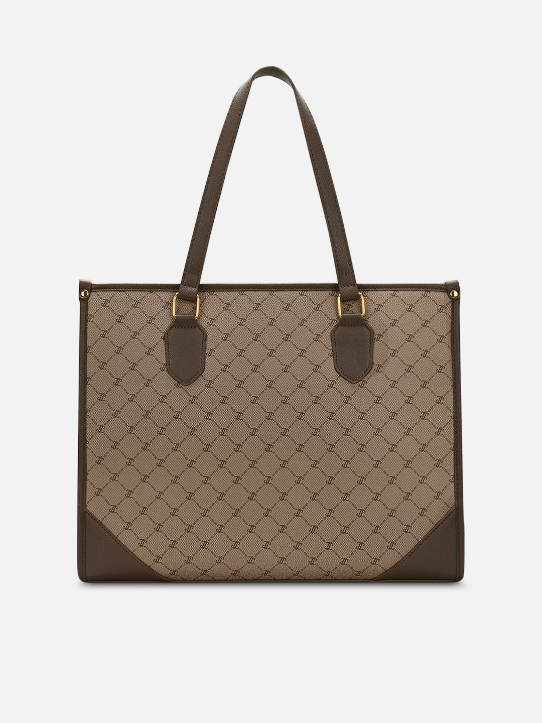 Mono Hugo Laptop Large Tote Bag Latte