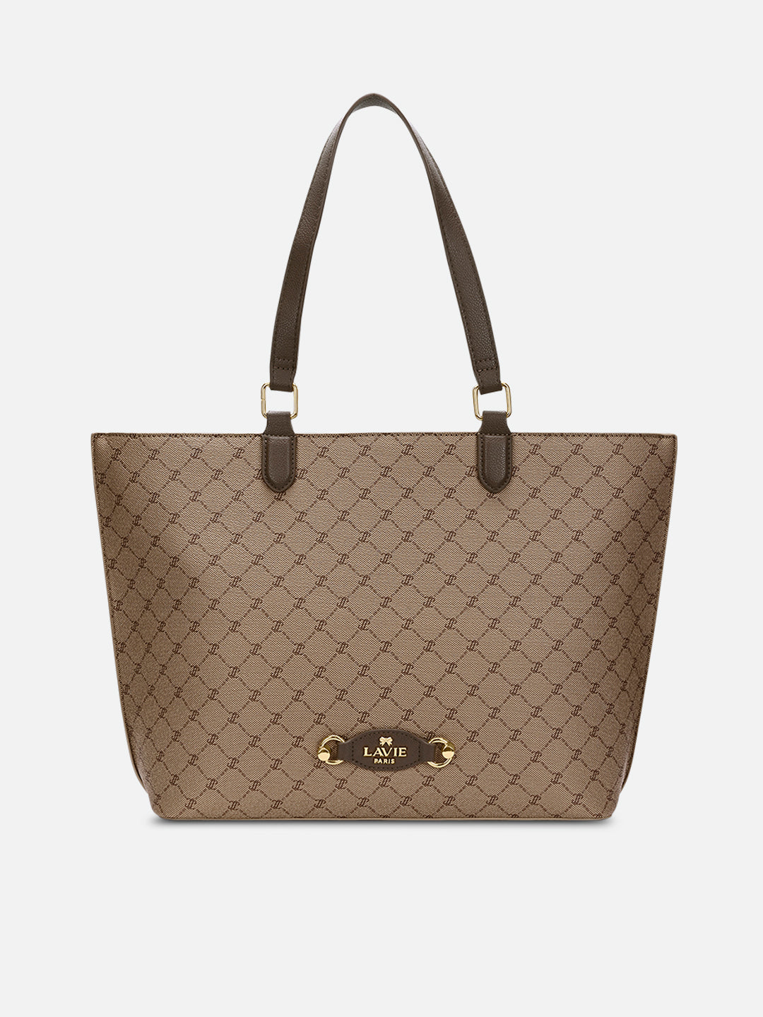 Mono Marcus Laptop Large Tote Bag Latte