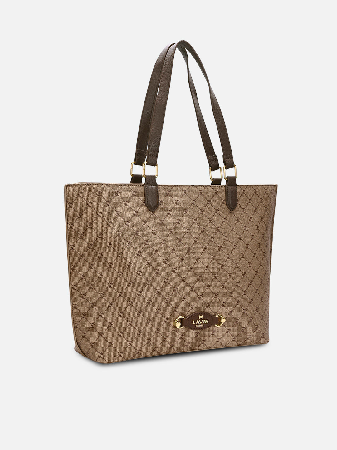 Mono Marcus Laptop Large Tote Bag Latte